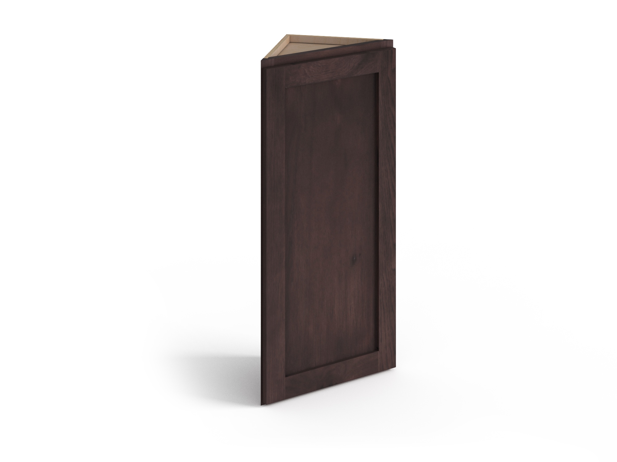 Valleywood Cabinetry 27-in W x 30-in H x 12-in D Rustic Hickory Wall Ready To Assemble Plywood Cabinet (Flat Panel Shaker Door Style)