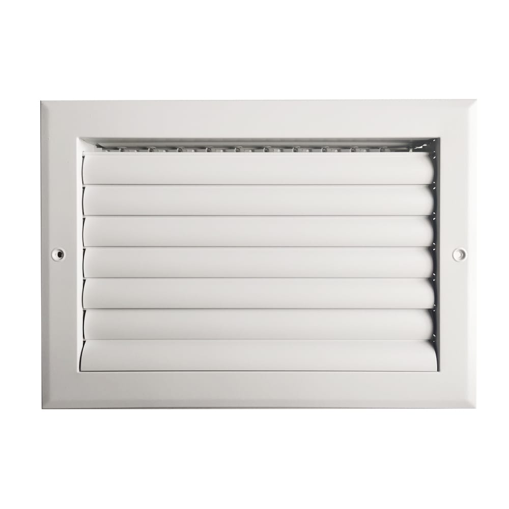 RELIABILT 6311208WH 12-in x 8-in Adjustable Aluminum White Sidewall/Ceiling Register