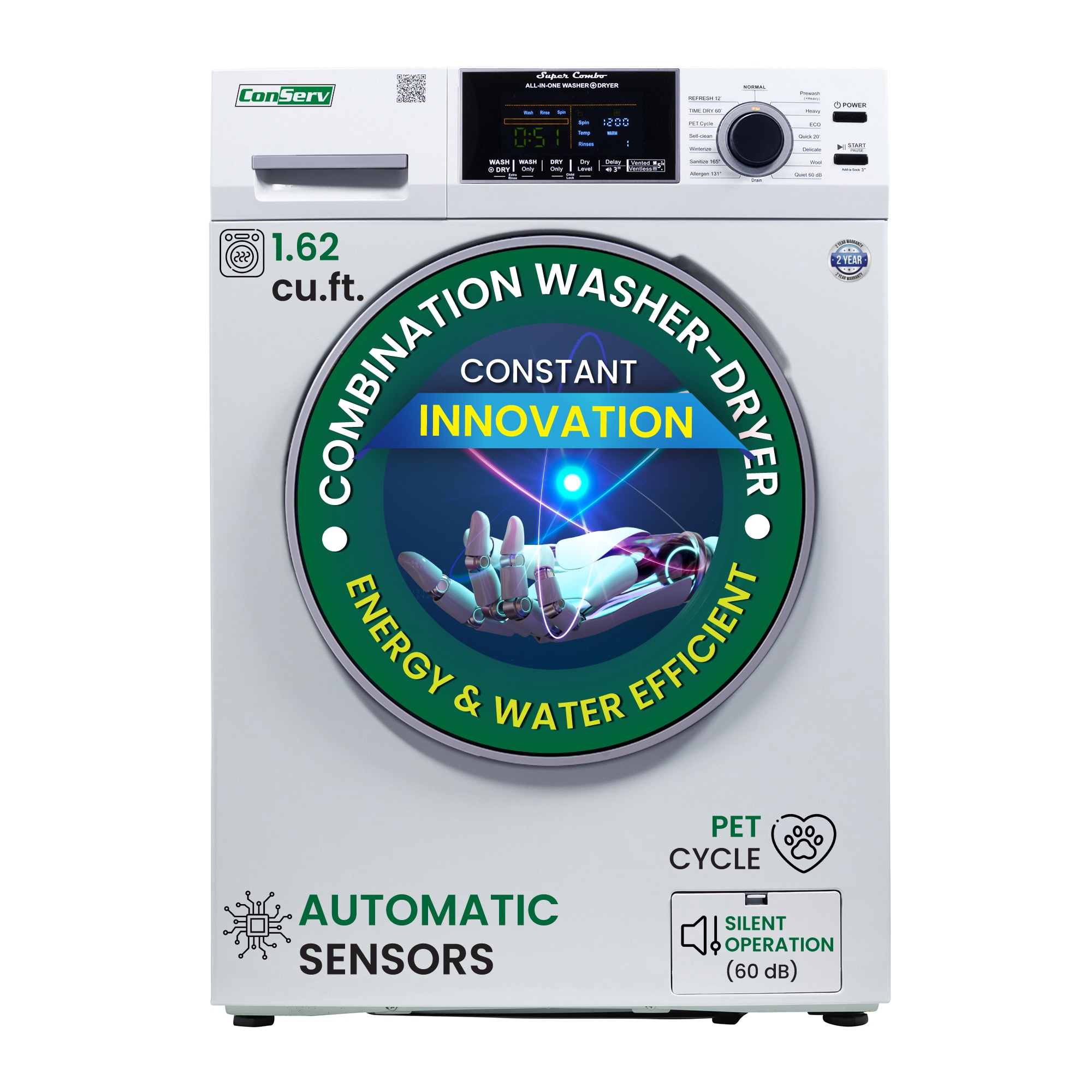 Equator Advanced Appliances EZ 4600 S Combination-Washers-Dryers - View #2