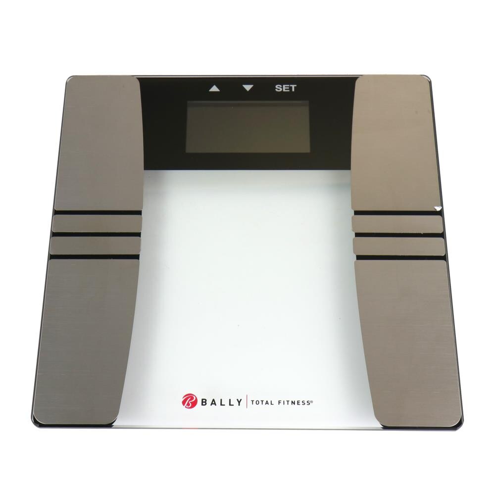 Sakar Ballys Total Fitness Body Analysis Scale in Gray and Clear