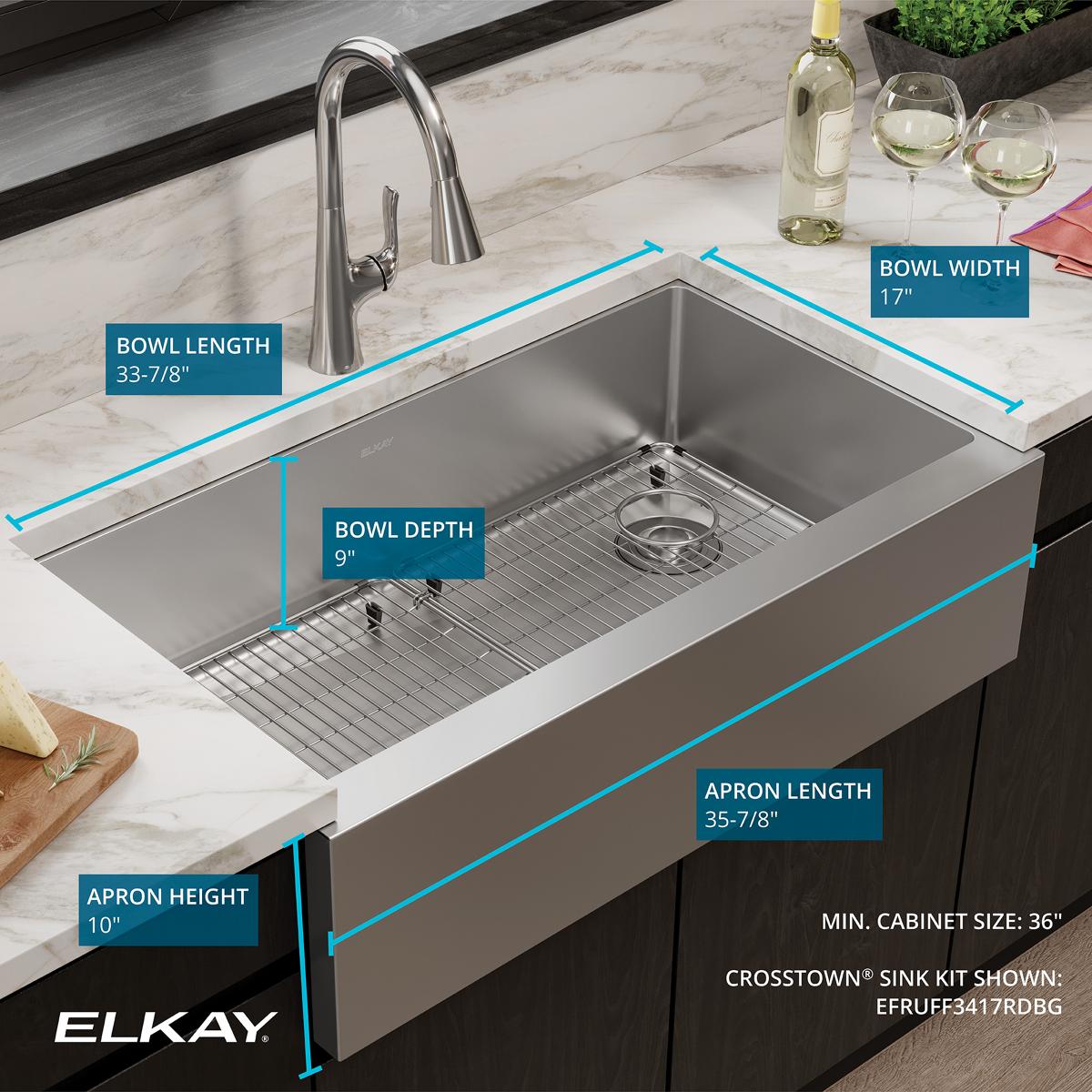 Elkay EFRUFF3417RDBG Kitchen-Sinks - View #4