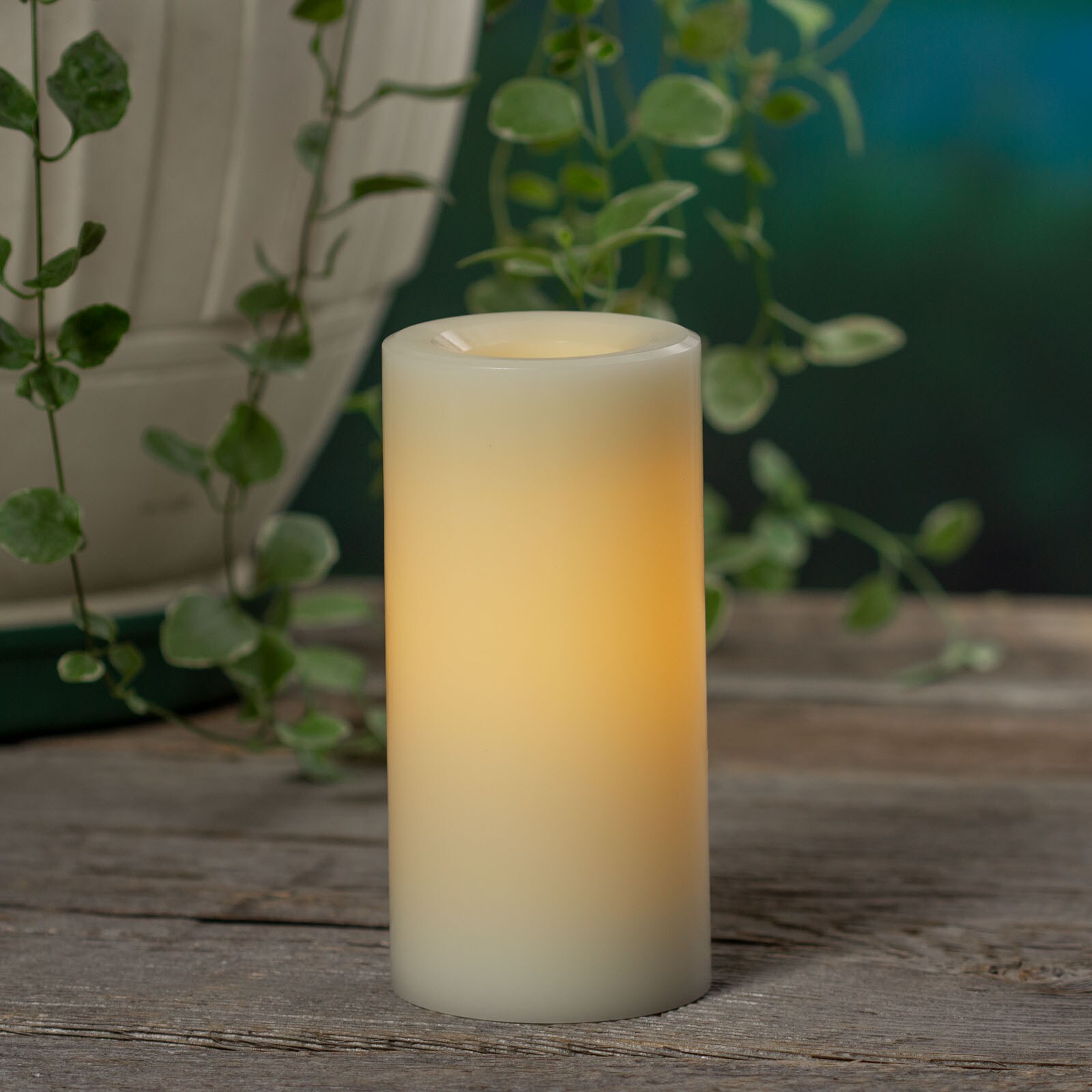 Sterno Home Unscented Off-white Flameless LED Pillar Candle (All
