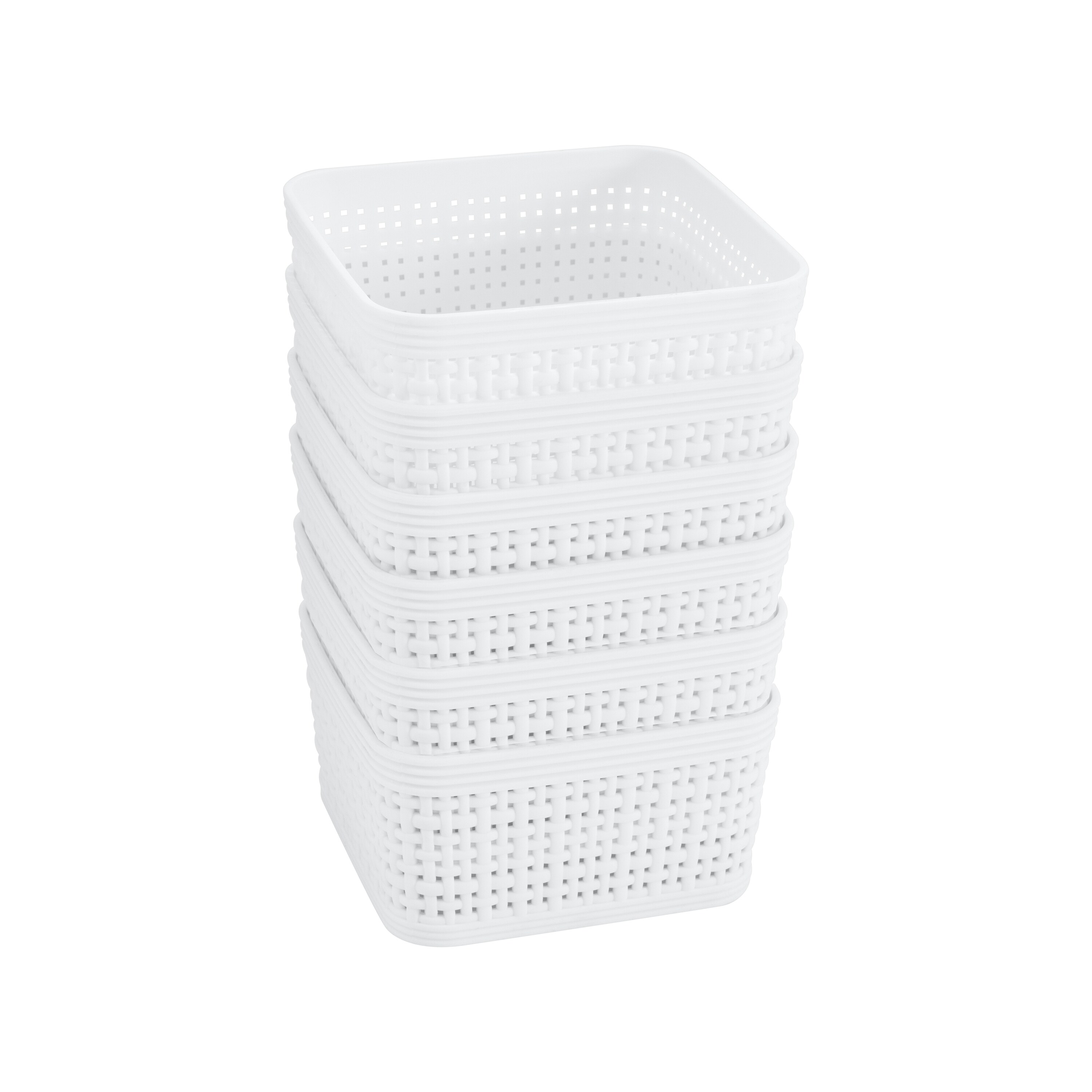 Simplify 4-Pack 12.76-in x 3.66-in Clear Plastic Drawer Organizer in the Drawer  Organizers department at