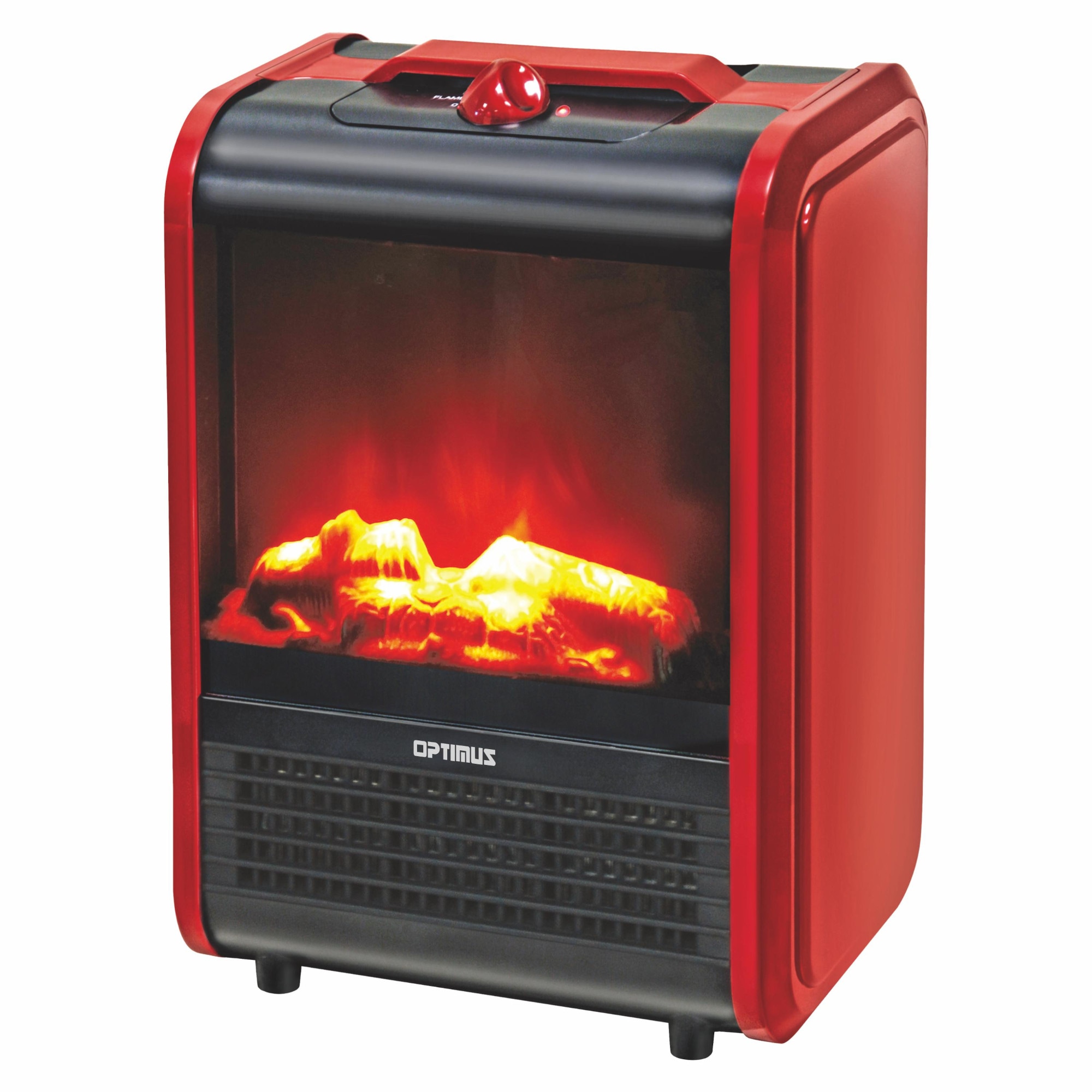 Optimus H-9300RD 1200 -Watt Fan Compact personal Indoor Electric Space Heater
