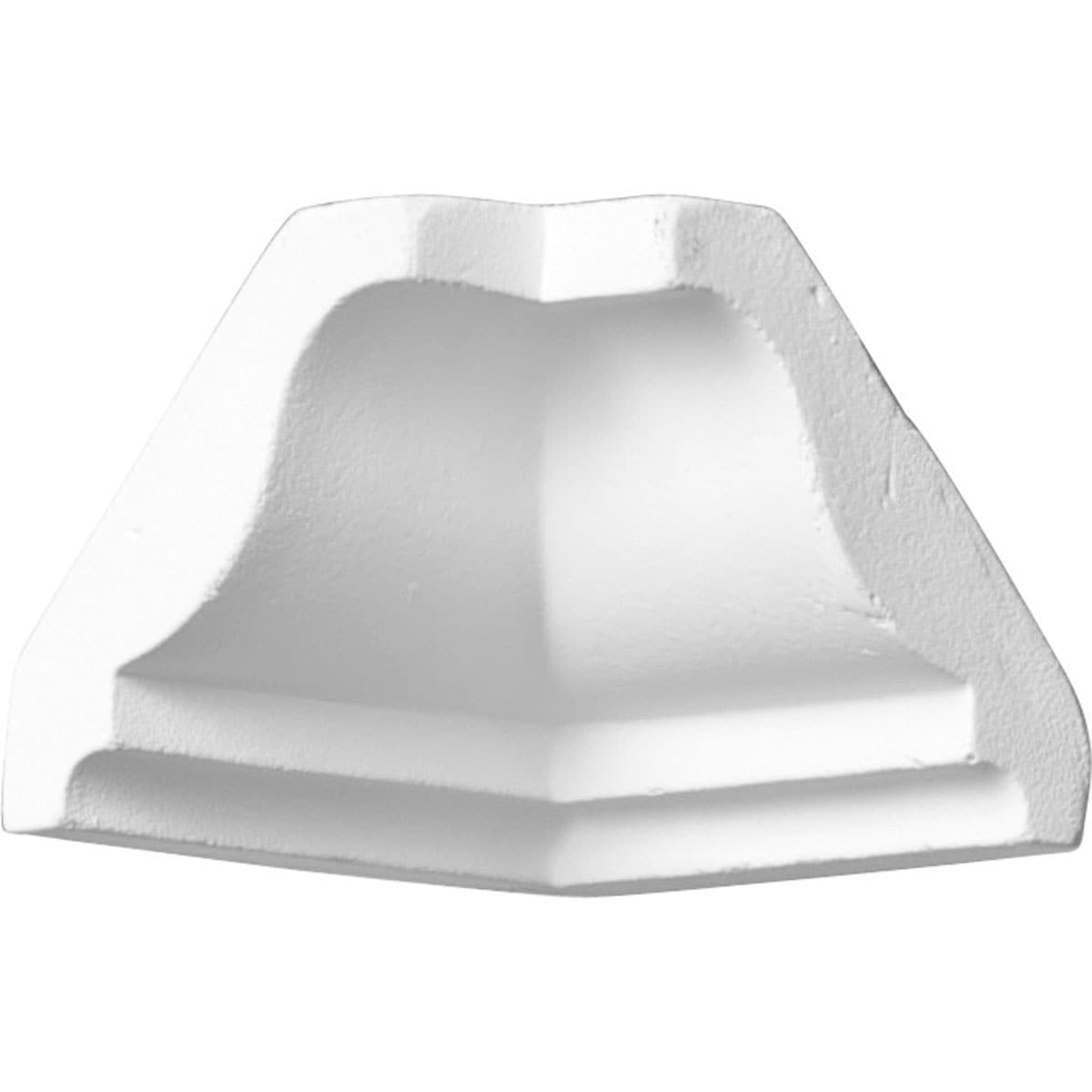 Ekena Millwork MIC01X01OD Odessa 1-1/4-in x 1-5/8-in Interior Primed Polyurethane Traditional 205391 Inside corner Crown Moulding Block