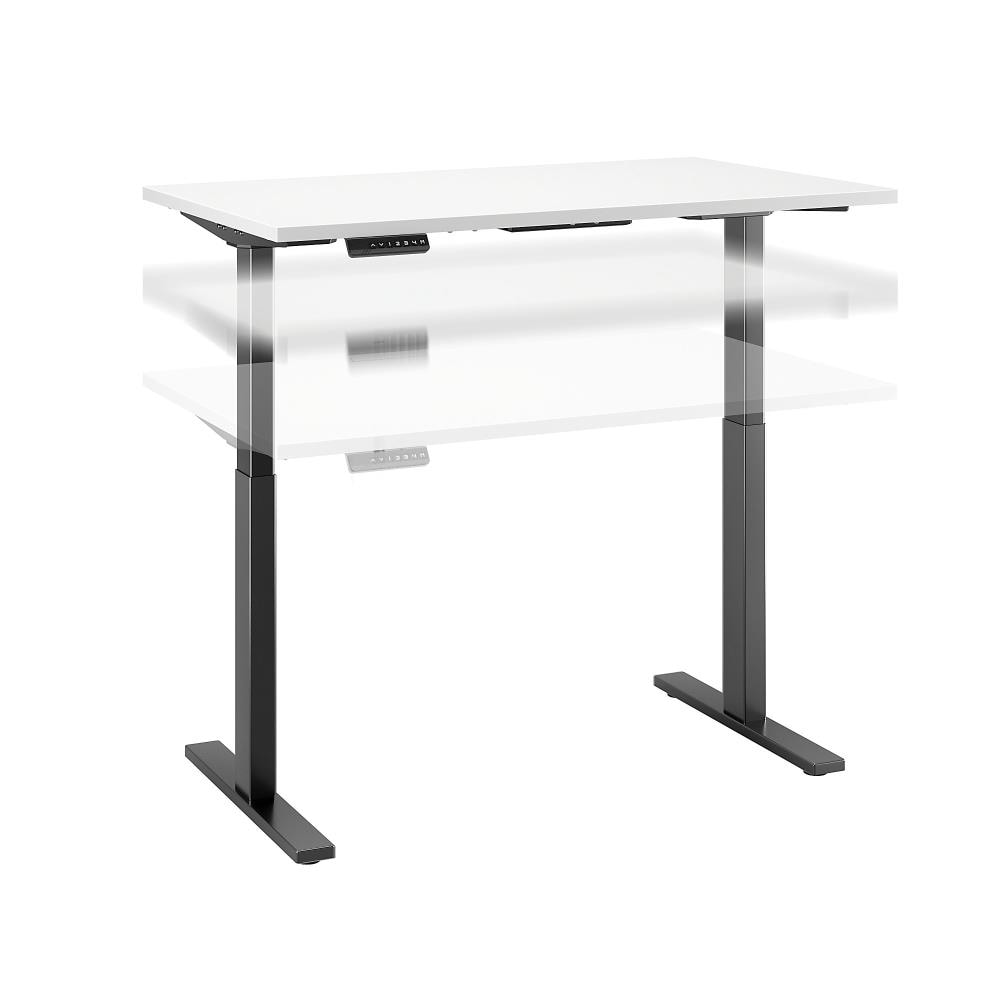 Bush Business Furniture M6S4830WHBK Move 60 Series 47.6-in White Modern/Contemporary Standing Desk