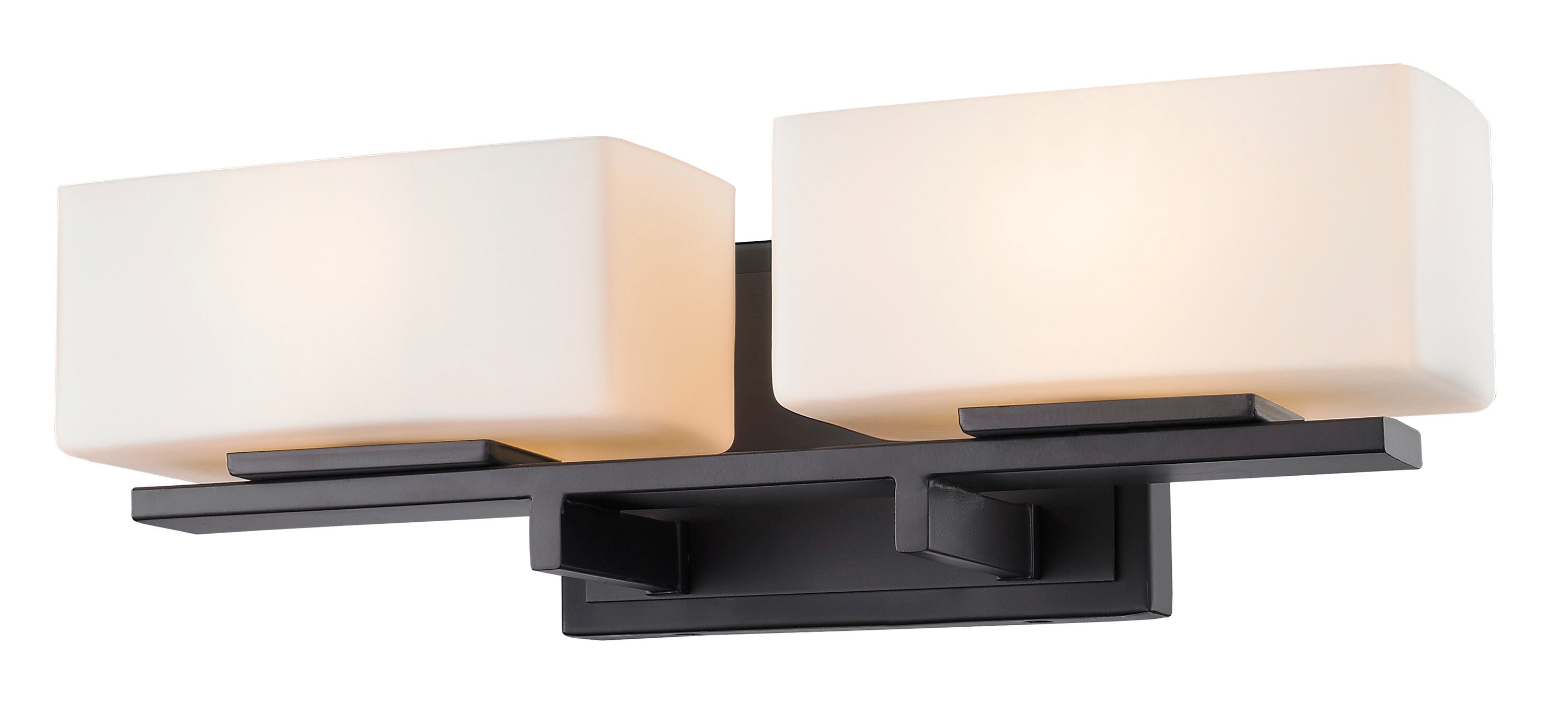 Z-Lite 3029-2V-BRZ Kaleb 16.25-in 2-Light Bronze Transitional Vanity Light