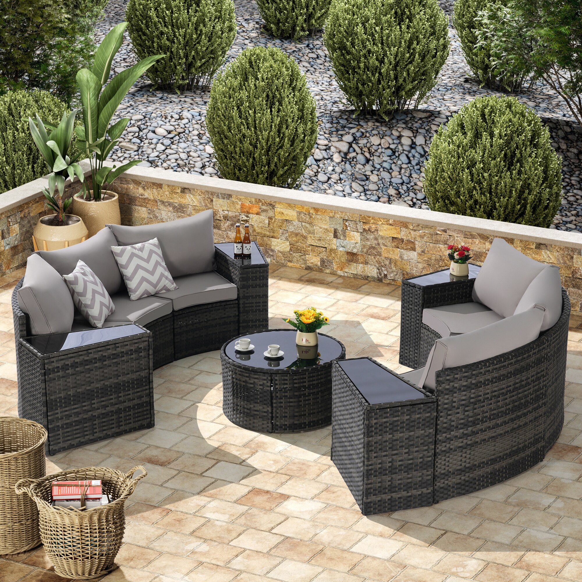 SINOFURN SYB670030LG Patio-Sofas-Daybeds - View #3