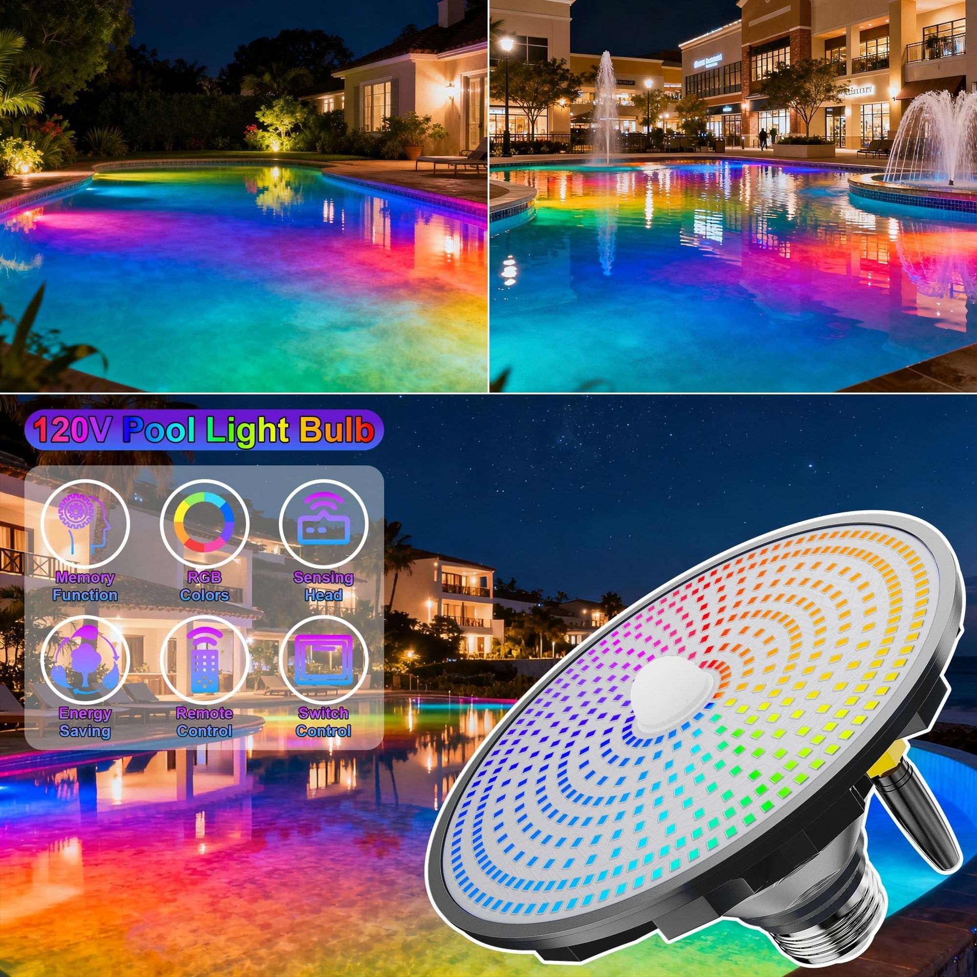 Oyezvary LOZ0407P11 Pool-Lights - View #2