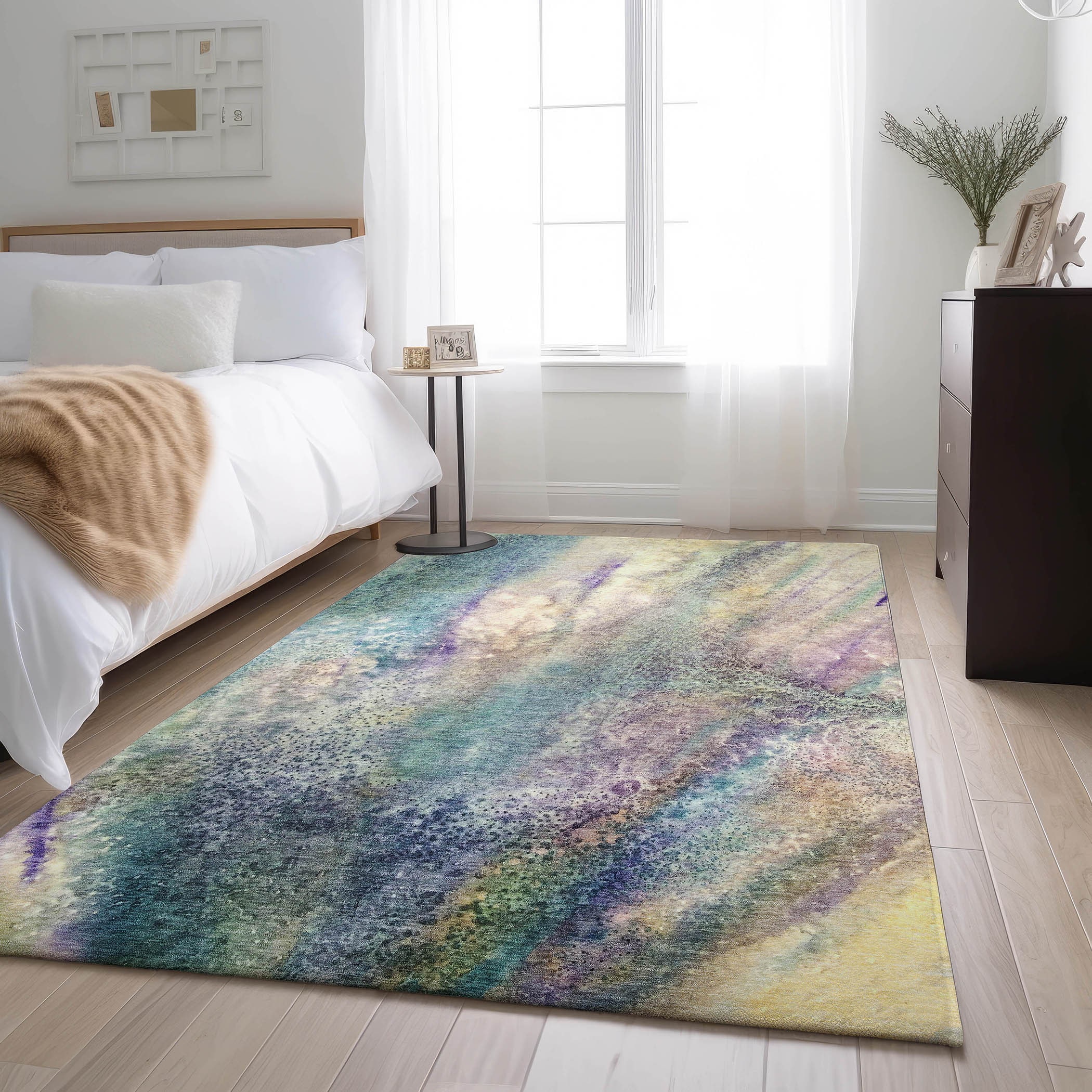 Addison Rugs AMF559MM8X10 Mayfield AMF559MM 8 x 10 (ft) Loomed Polyester Merlot Rectangular Indoor Geometric Machine washable Area rug