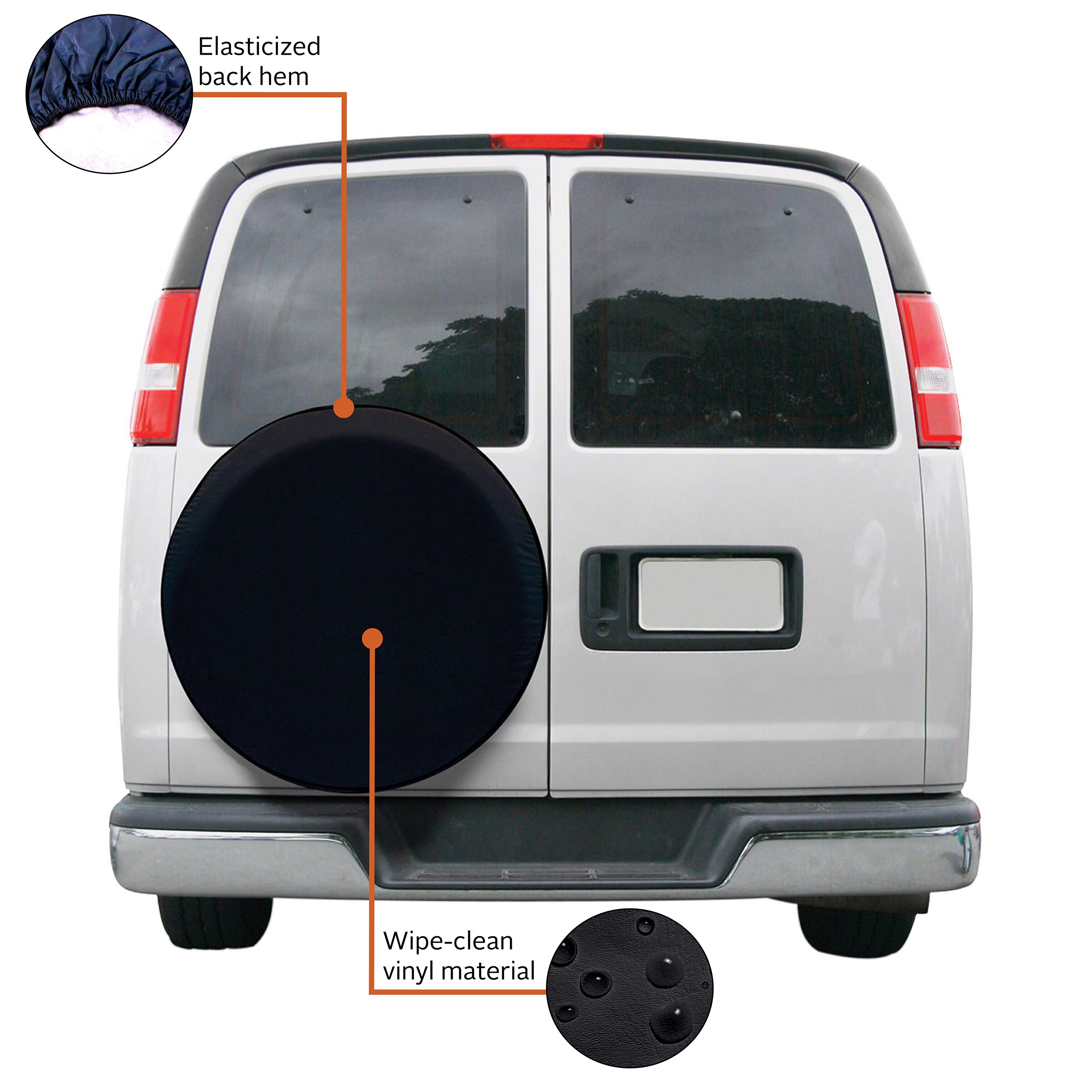 Classic Accessories Over Drive Soft Custom Fit Spare Tire RV Cover