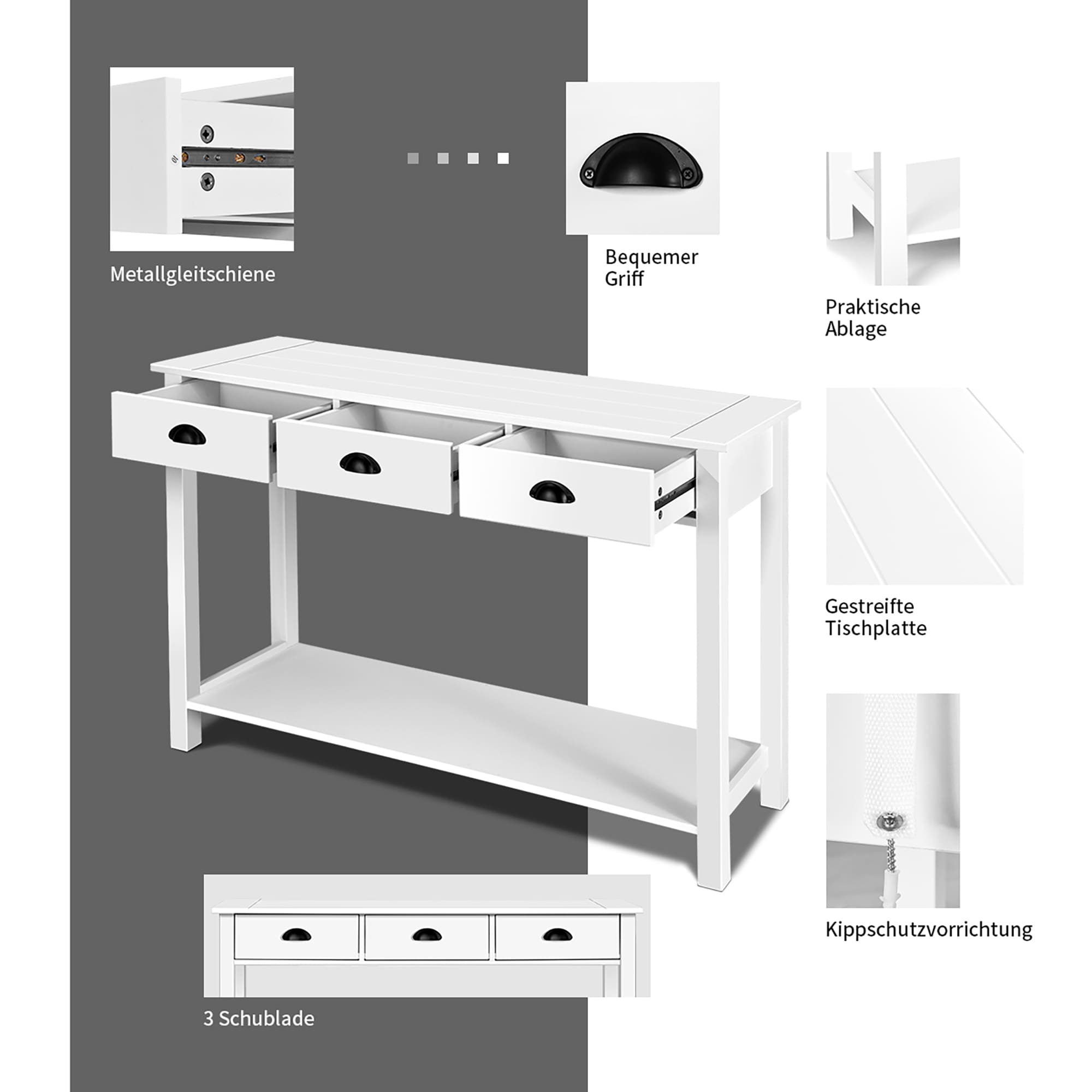 Costway SXL00118 Console-Sofa-Tables - View #6