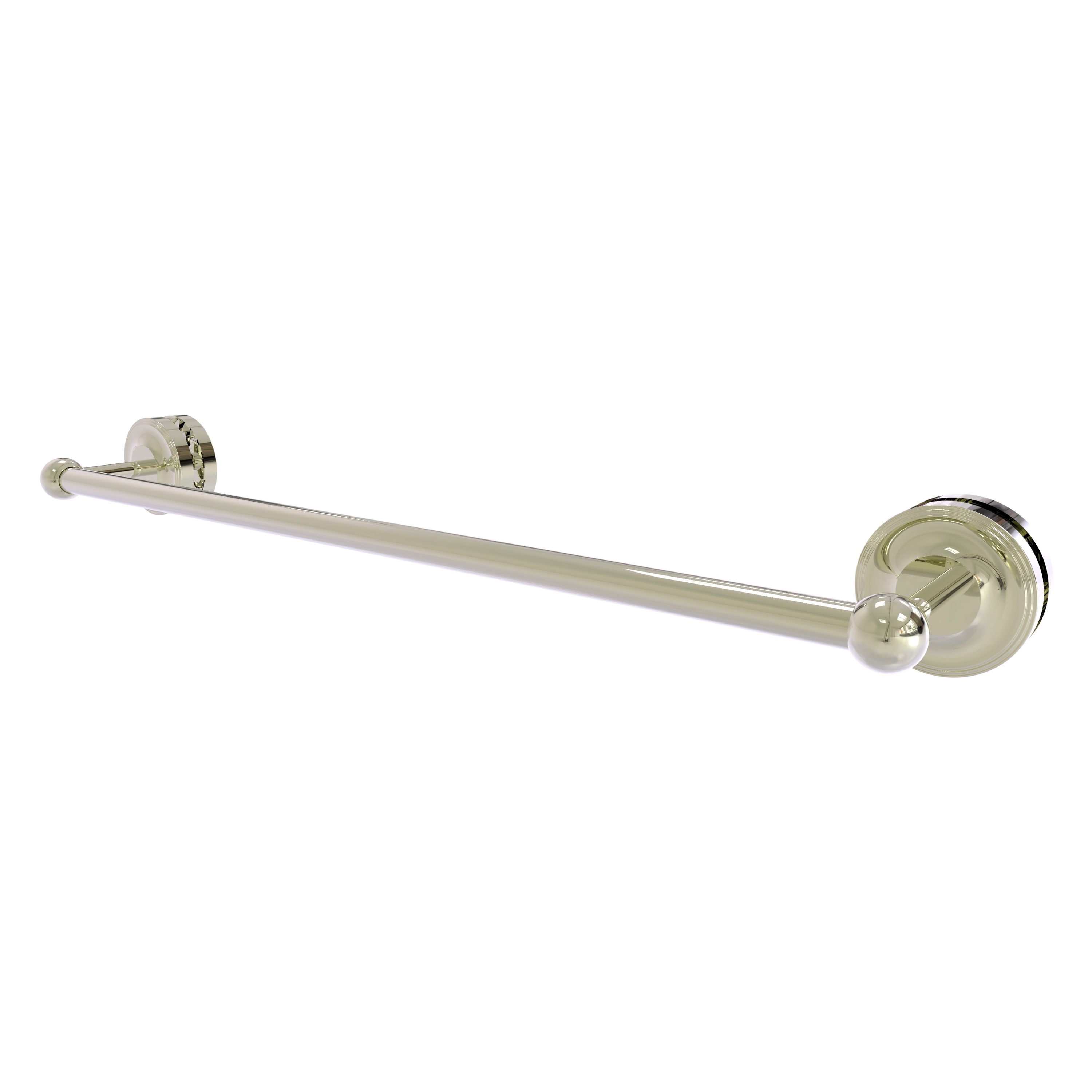 Allied Brass PR-41-SM-24-PNI Prestige Regal 24-in Polished Nickel Wall mount Single Towel Bar