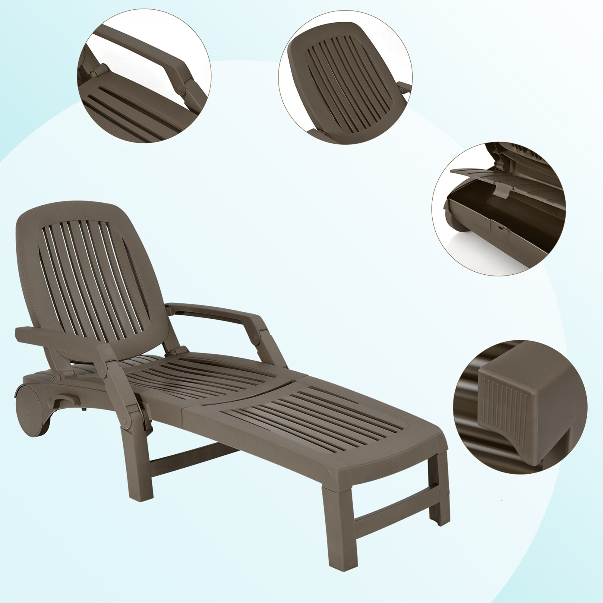Costway OP70717CF Patio-Chairs - View #2