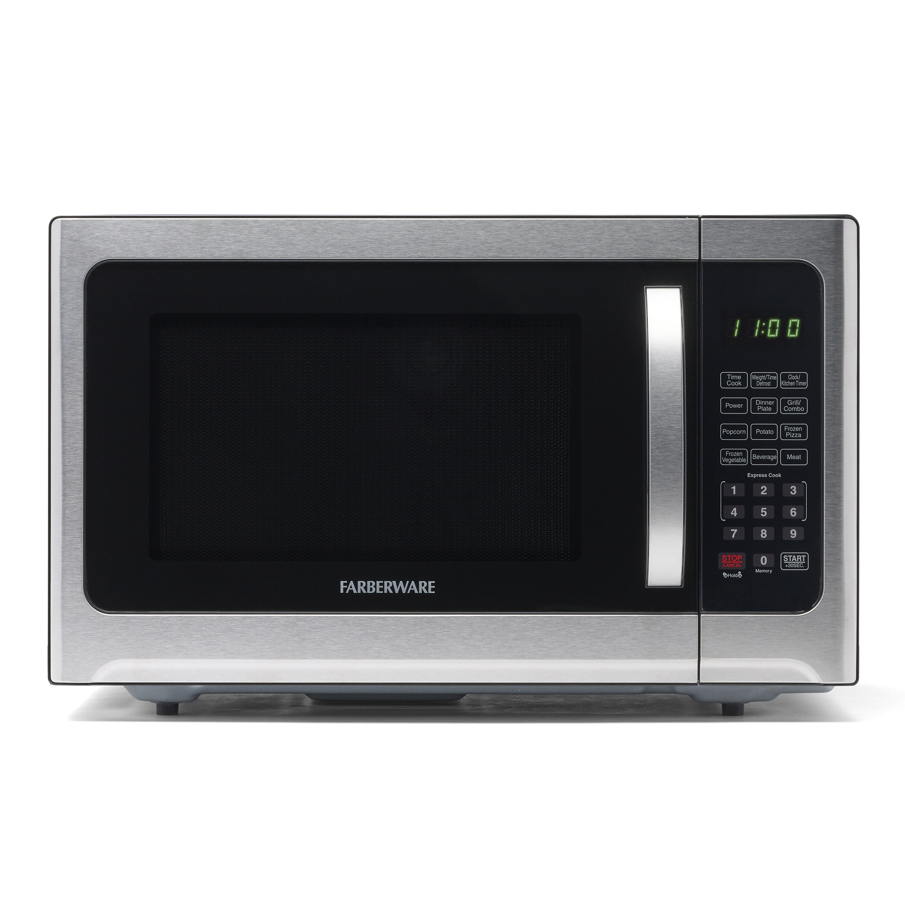 Farberware FM12SSG 1.2-cu ft Small (Less than 1.5-cu ft) 1100 -Watt Countertop Microwave ( Stainless Steel )