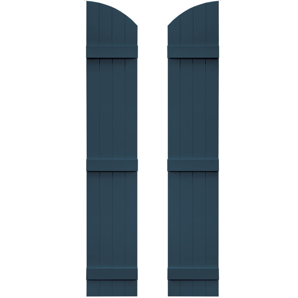 Vantage V5931477036 13.875-in W x 77-in H Classic Blue Board and batten Exterior Shutters ( 1 -Pack )