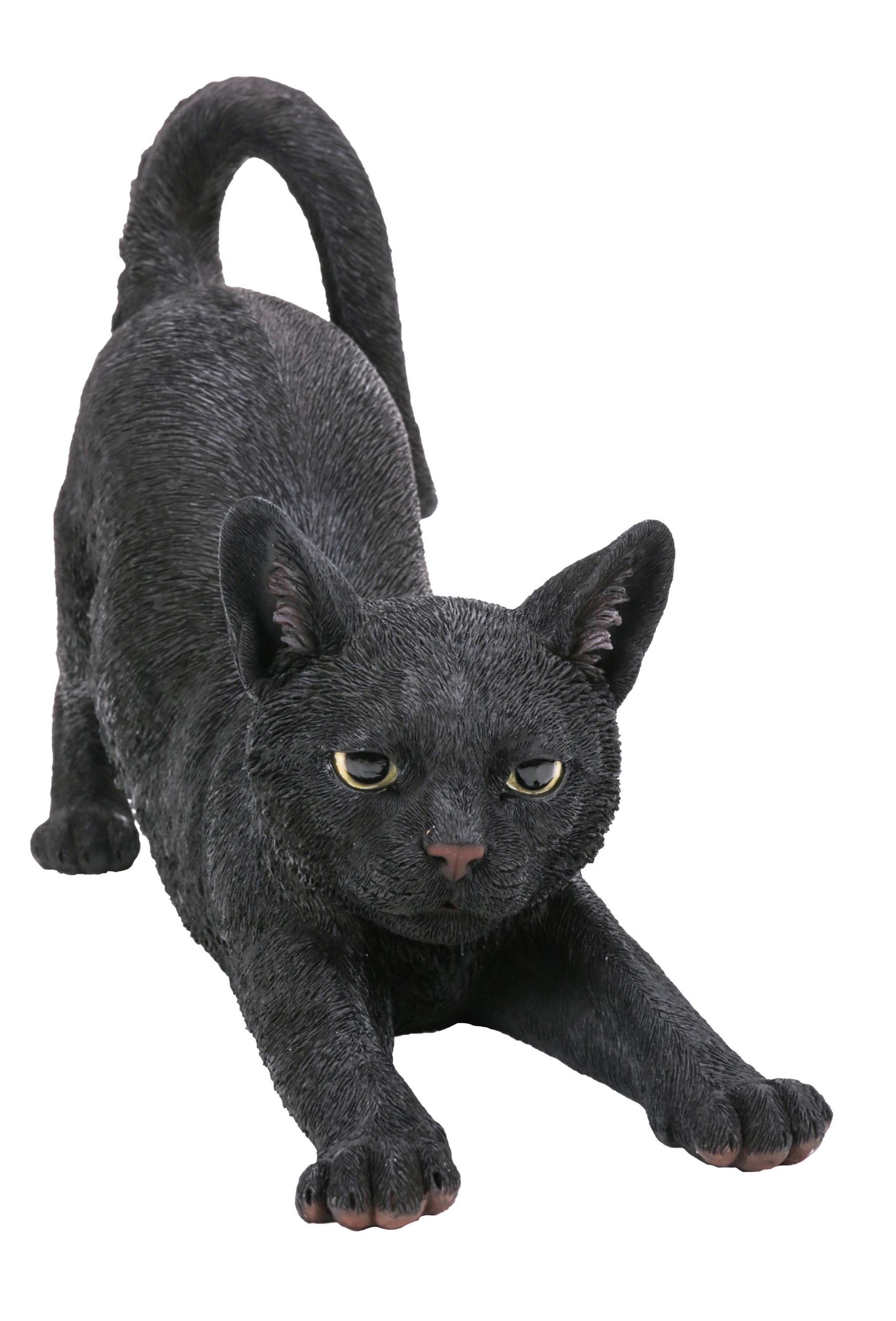 Hi-Line Gift 9.37-in H x 5.31-in W Black Animal Garden Statue in the Garden  Statues department at