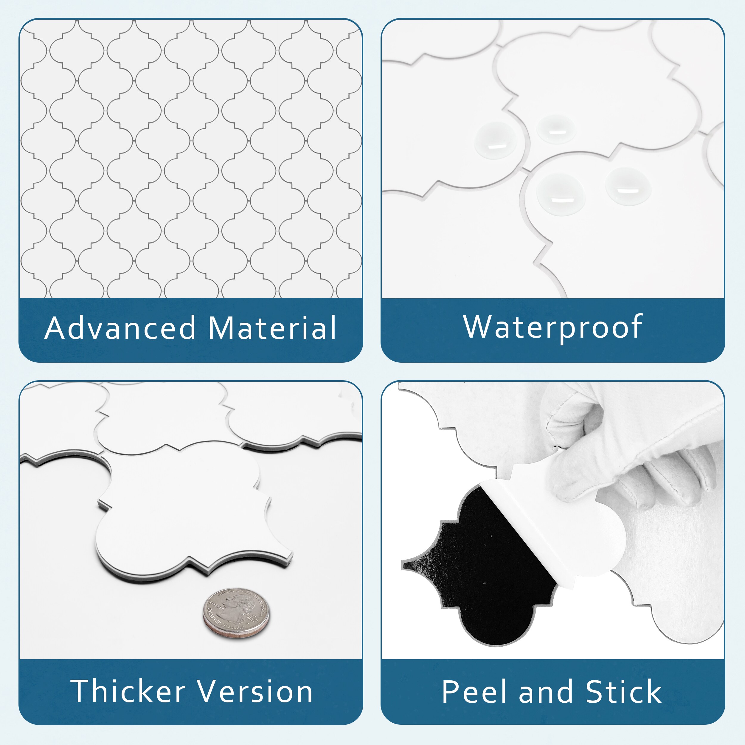 SUNWINGS ABQ002-WHI-10 Ceramic-Tile - View #8