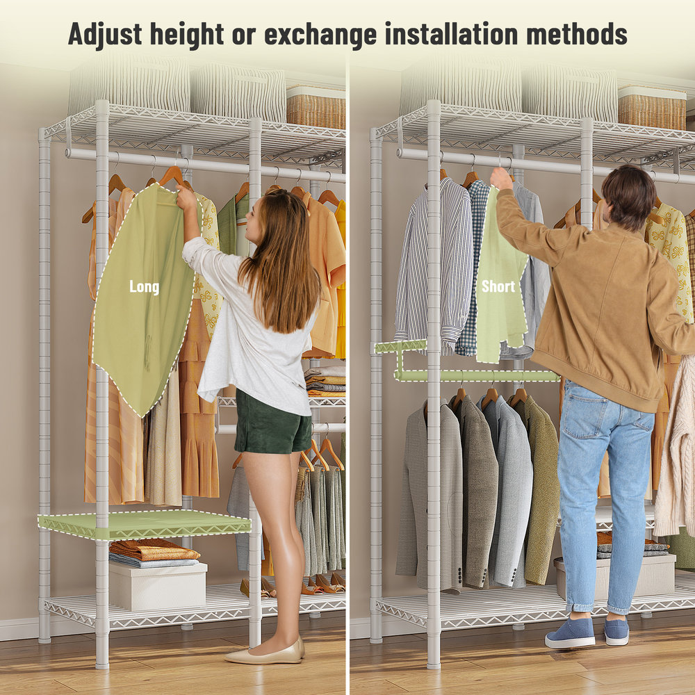 Raybee RB4D5H-WLE Garment-Racks - View #6