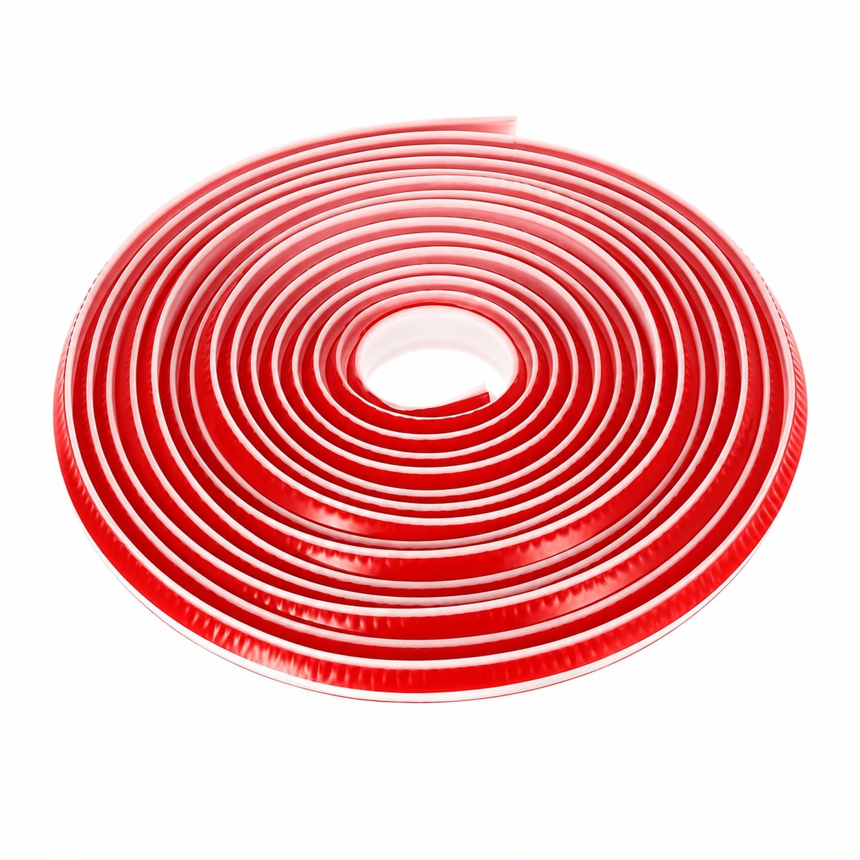 Aoibox  19 6 ft Peel and Stick Flexible Quarter Round Molding Trim 0 51 x 0 51 in TPE Self Adhesive Border