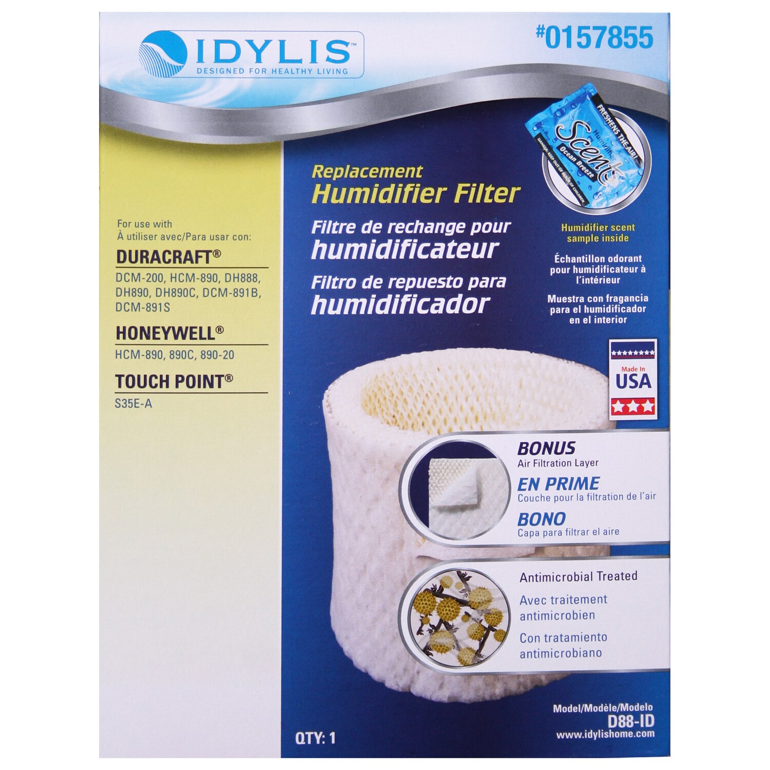 Idylis D88-ID Replacement Humidifier Filter