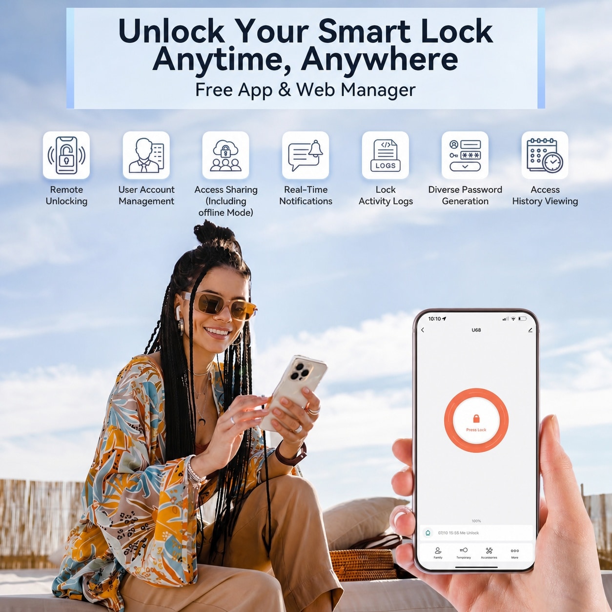 Ahfiwaso LAH0713H065 Electronic-Door-Locks - View #7