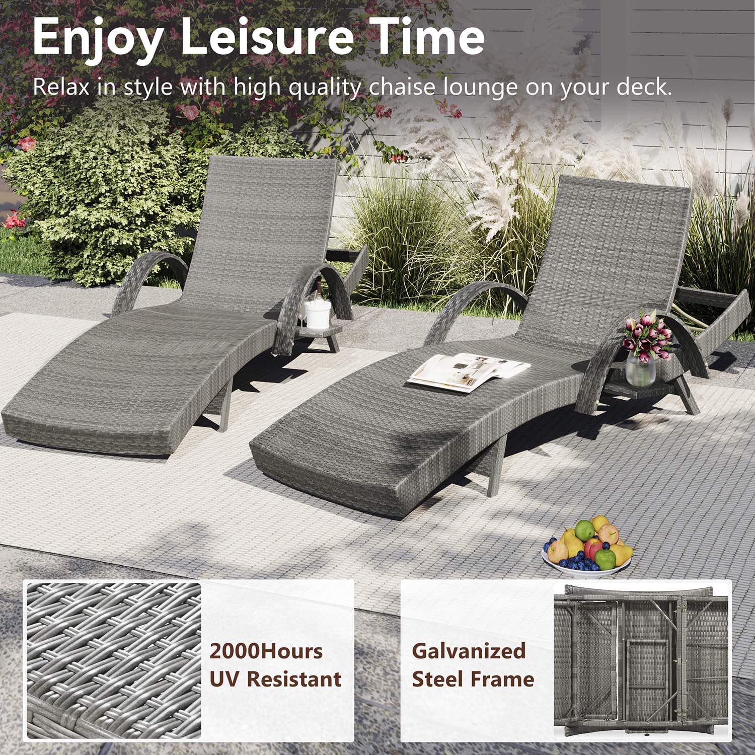 SINOFURN SYB260041GY Patio-Chairs - View #3