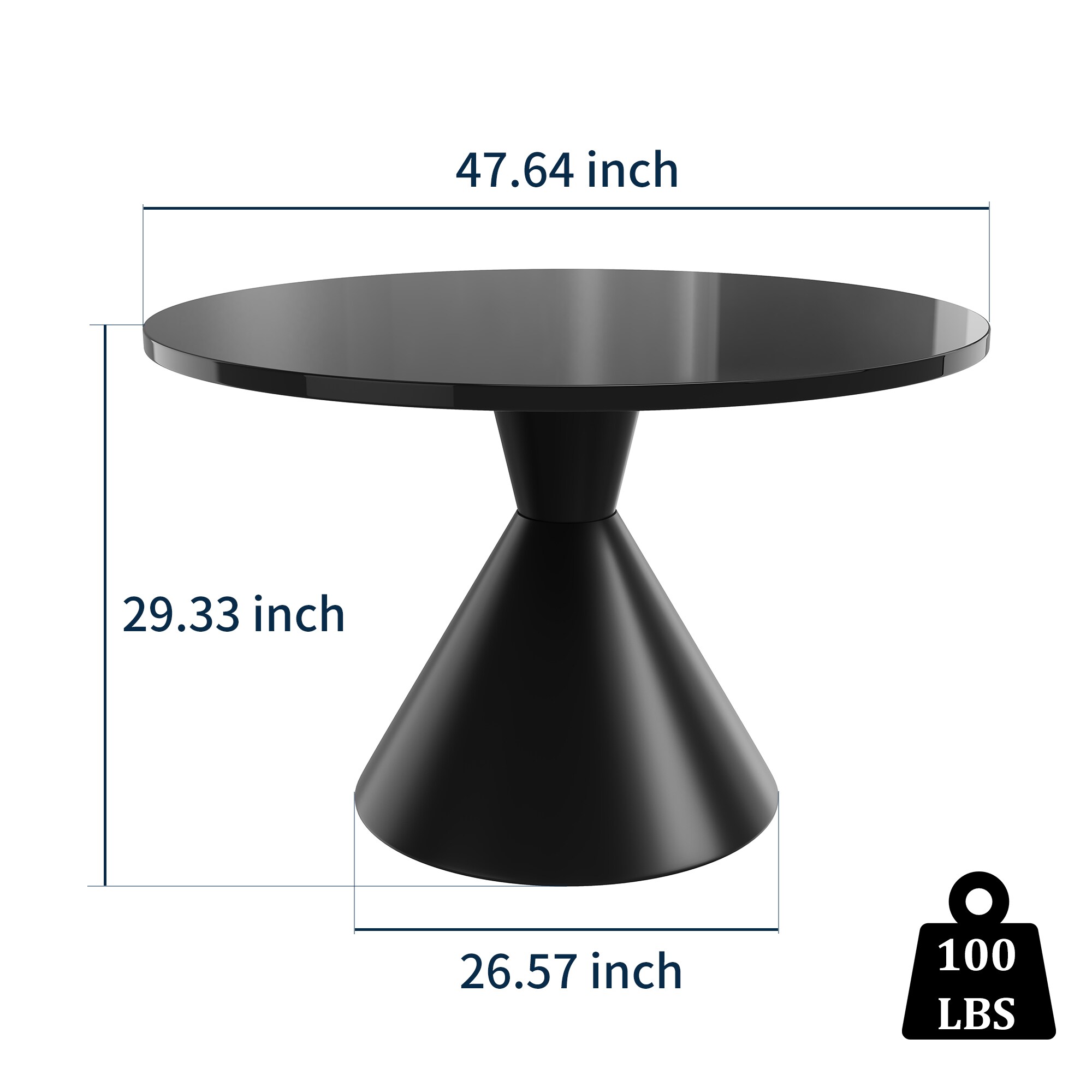 Clihome CL-RBT2-BBK Dining-Tables - View #7