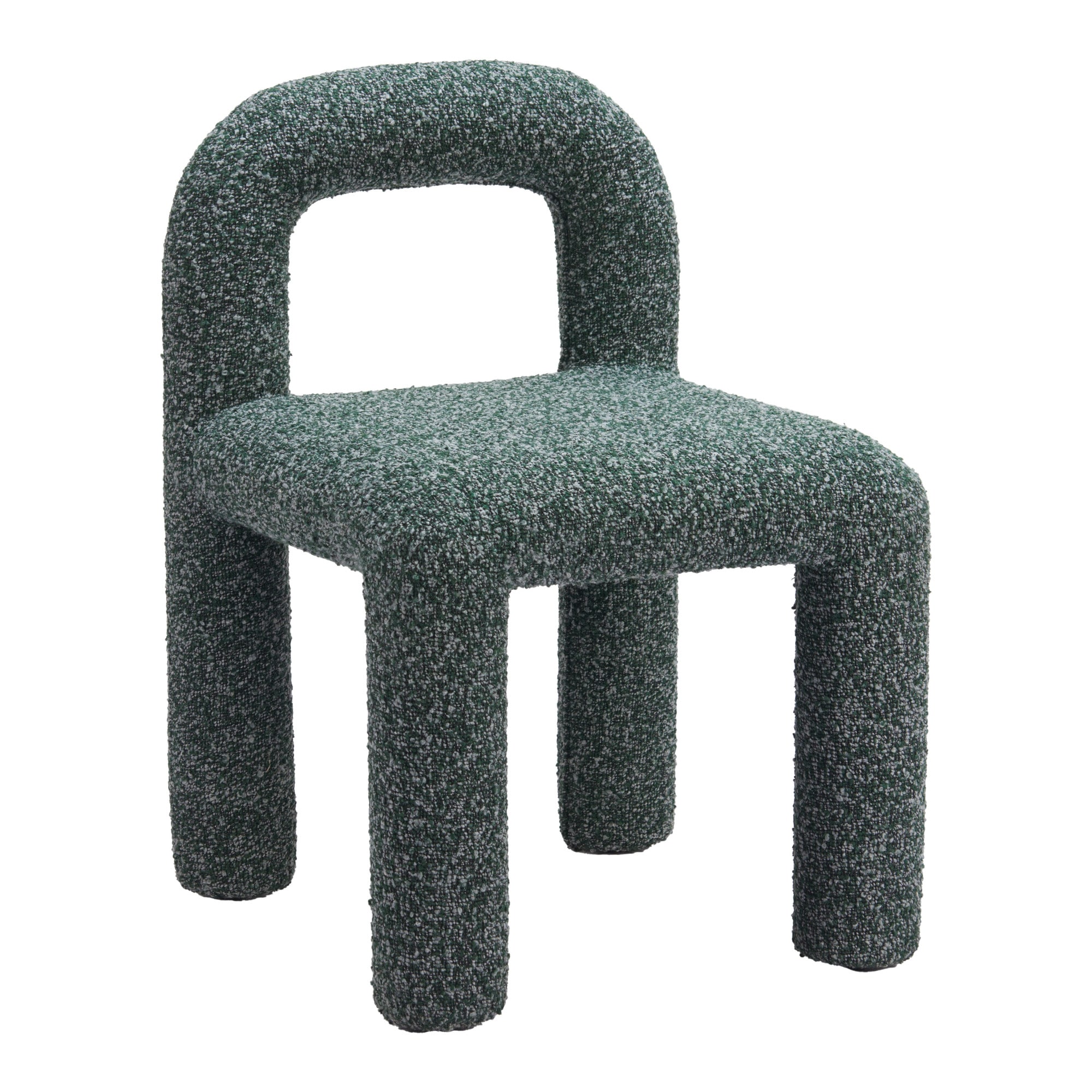 ZUO 109988 Set of 2 Contemporary/Modern Polyester/Polyester Blend Dining Side Chair (Wood Frame)