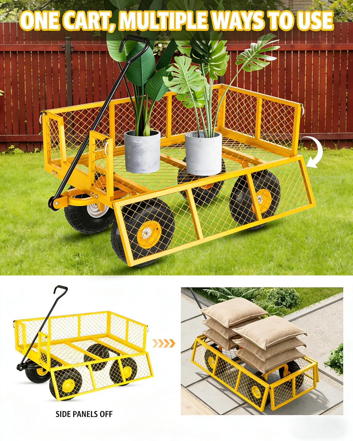 GAOMON CQC-PDOOXH-KL0Q Yard-Carts - View #4