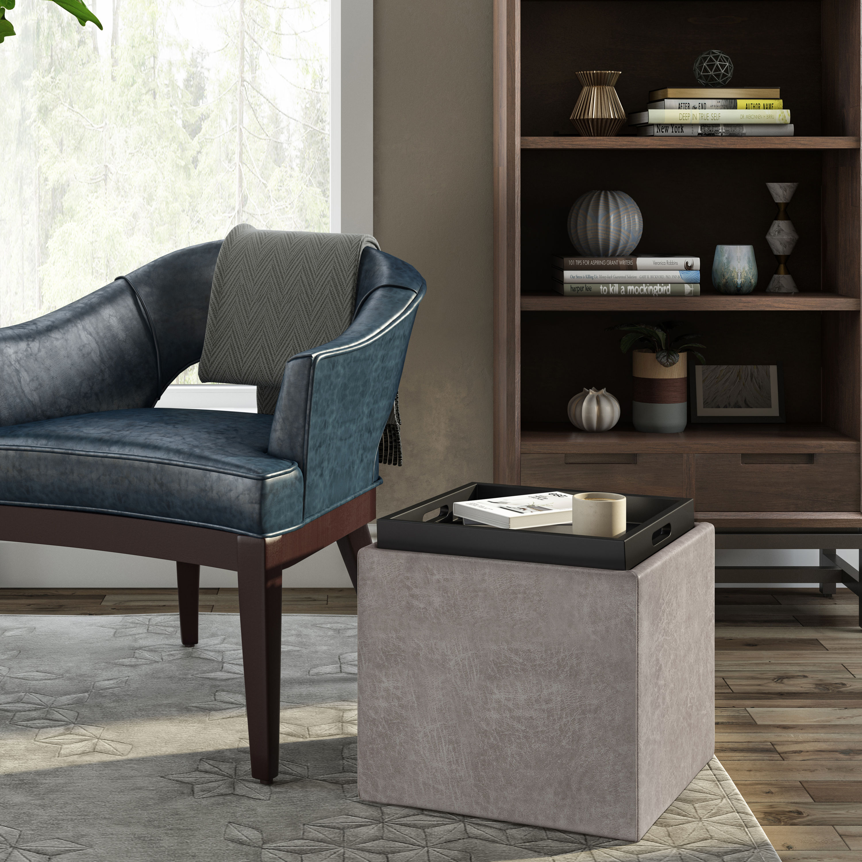 Simpli Home AXCOT-254-DTP Indoor-Ottomans - View #9