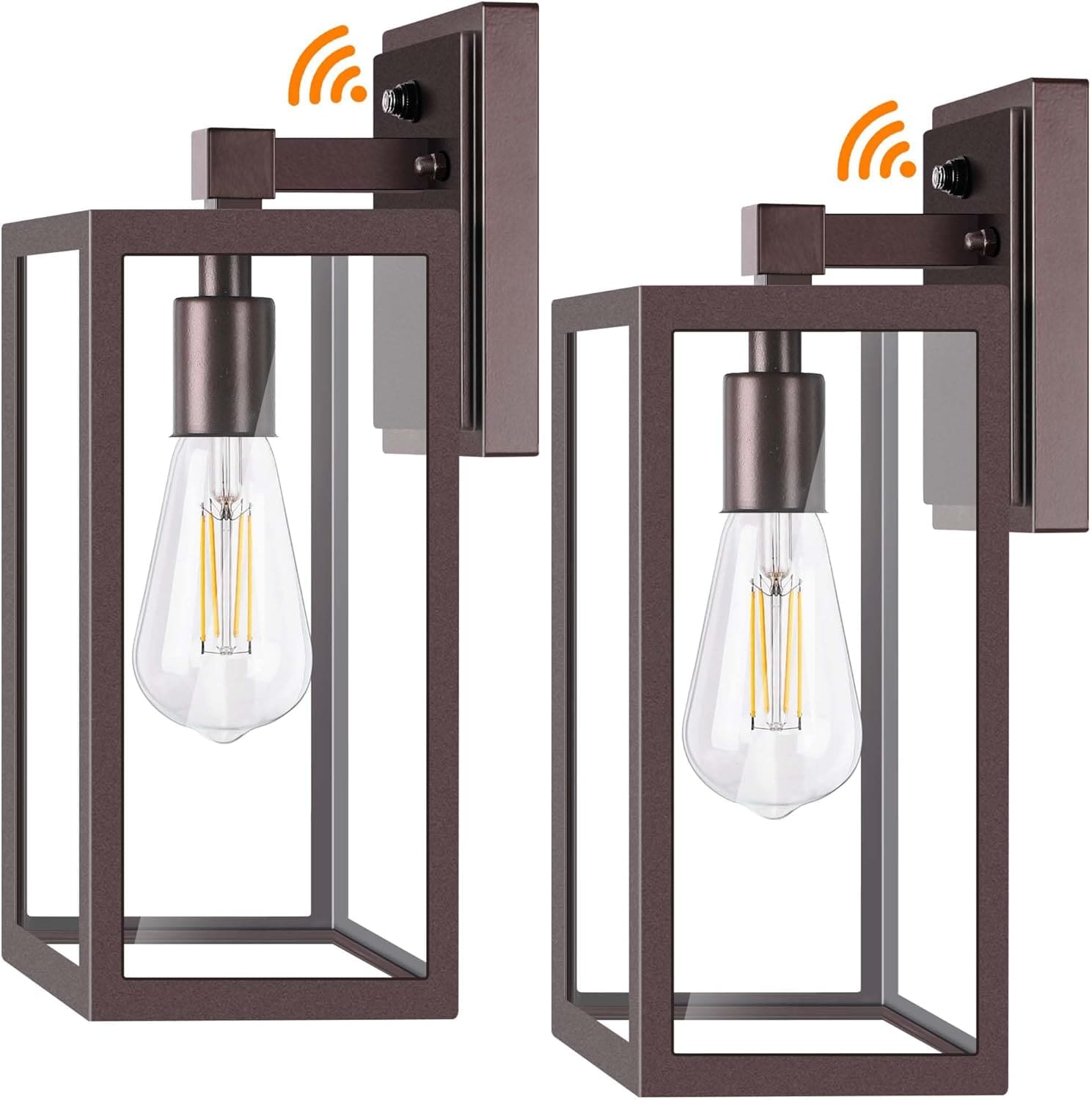 Cinoton - Dusk to Dawn Outdoor Lighting Fixtures for House ORB Sensor Porch Exterior Lights Wall ...