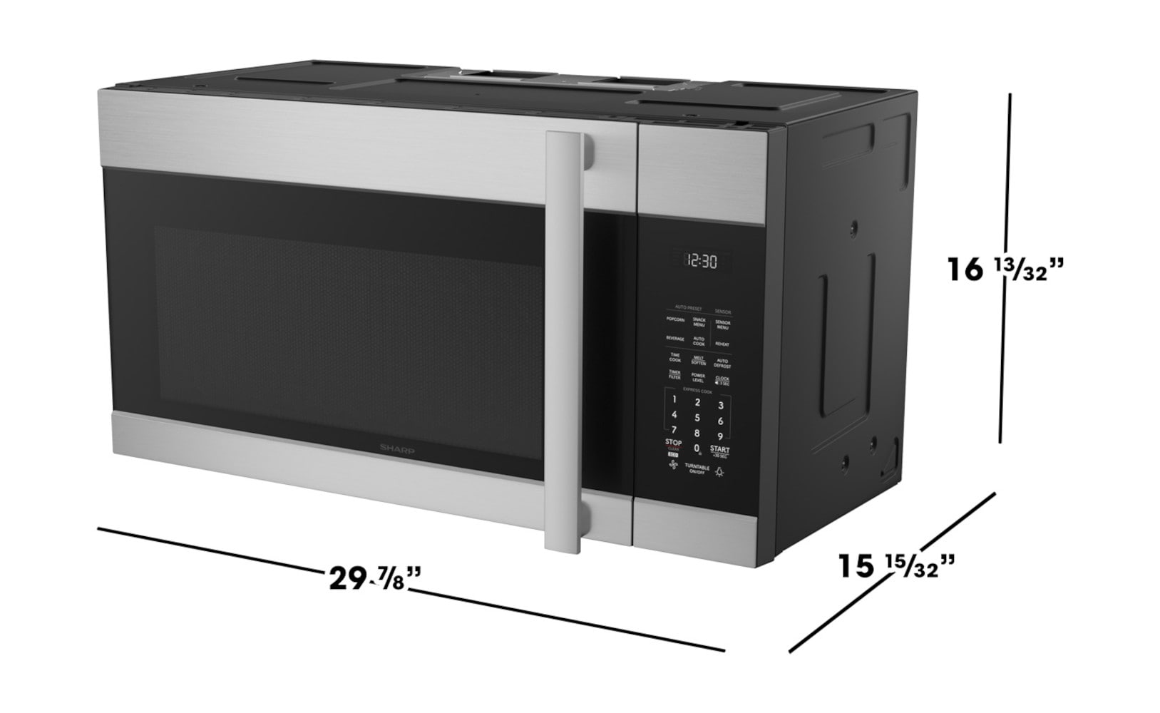 Sharp 1.1 Cu. Ft. Convection Over-the-Range Microwave with Sensor Cooking  R-1874 - Best Buy