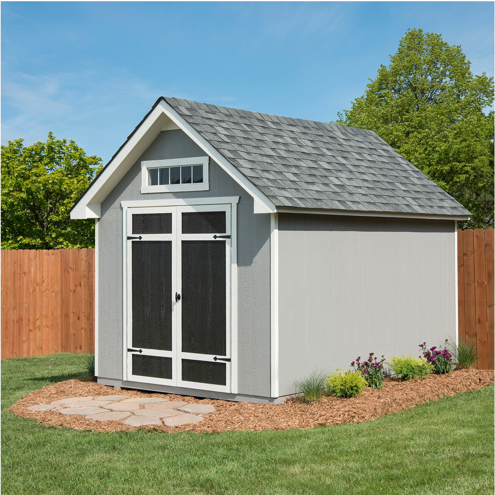 Heartland 8-ft x 12-ft Rockport Gable Engineered Storage Shed (Floor ...