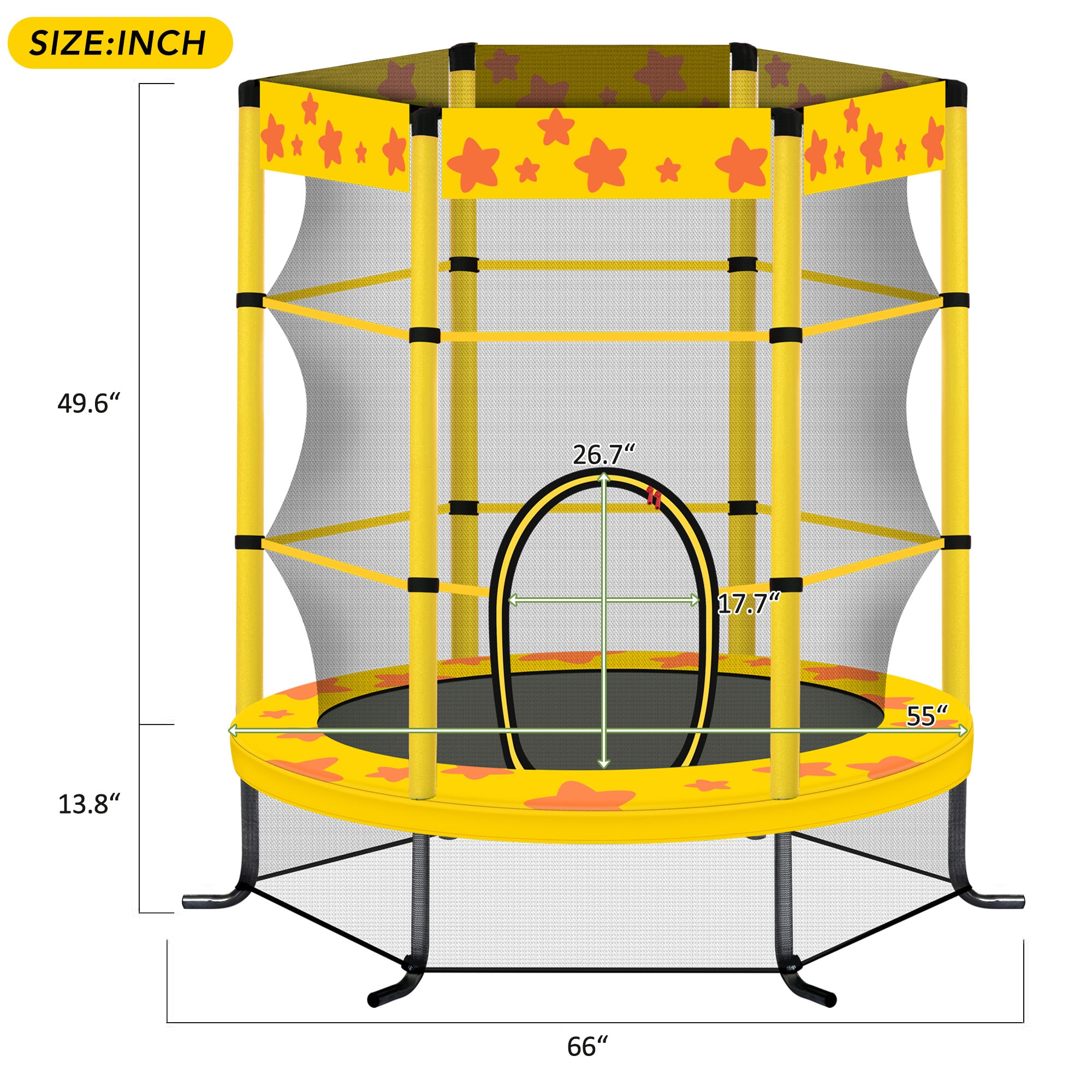 Lycvki 1054 trampolines - View #2