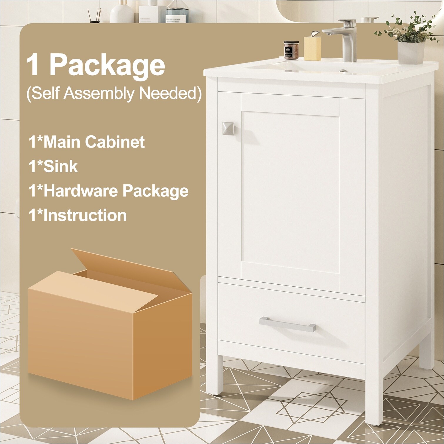 Naturefalls FJ2TUQX7THY2 Bath-Vanity-Combo - View #4