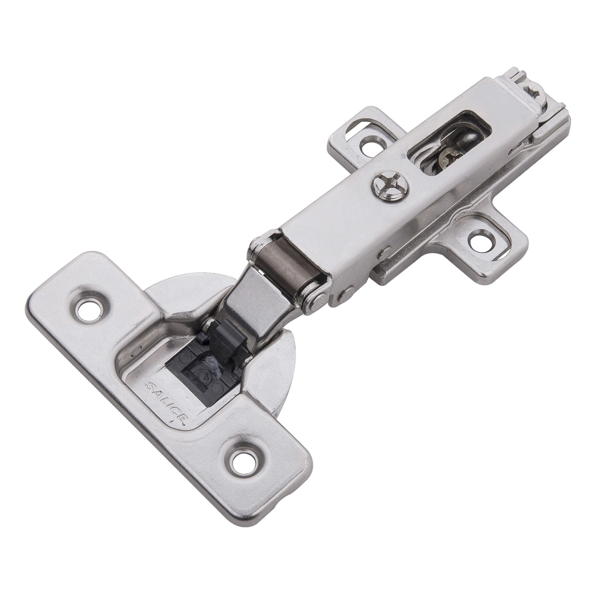 Hickory Hardware HH74720-14 105-Degree Full Overlay Concealed Concealed Soft Close Polished Nickel Cabinet Hinge , 1 Pairs ( 2 -Pieces)