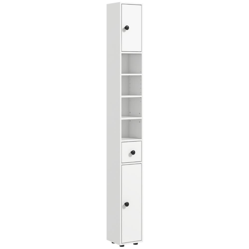 JUJABU White 70.80in Bathroom Storage Cabinet Toilet Paper Cabinet for Bathroom