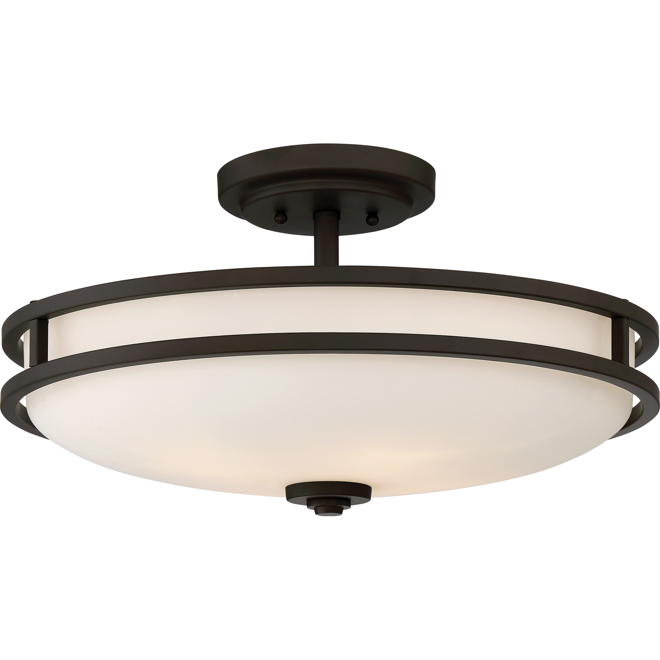 Quoizel CDT1719OZ Cadet 4-Light 19.25-in Bronze Semi mount light