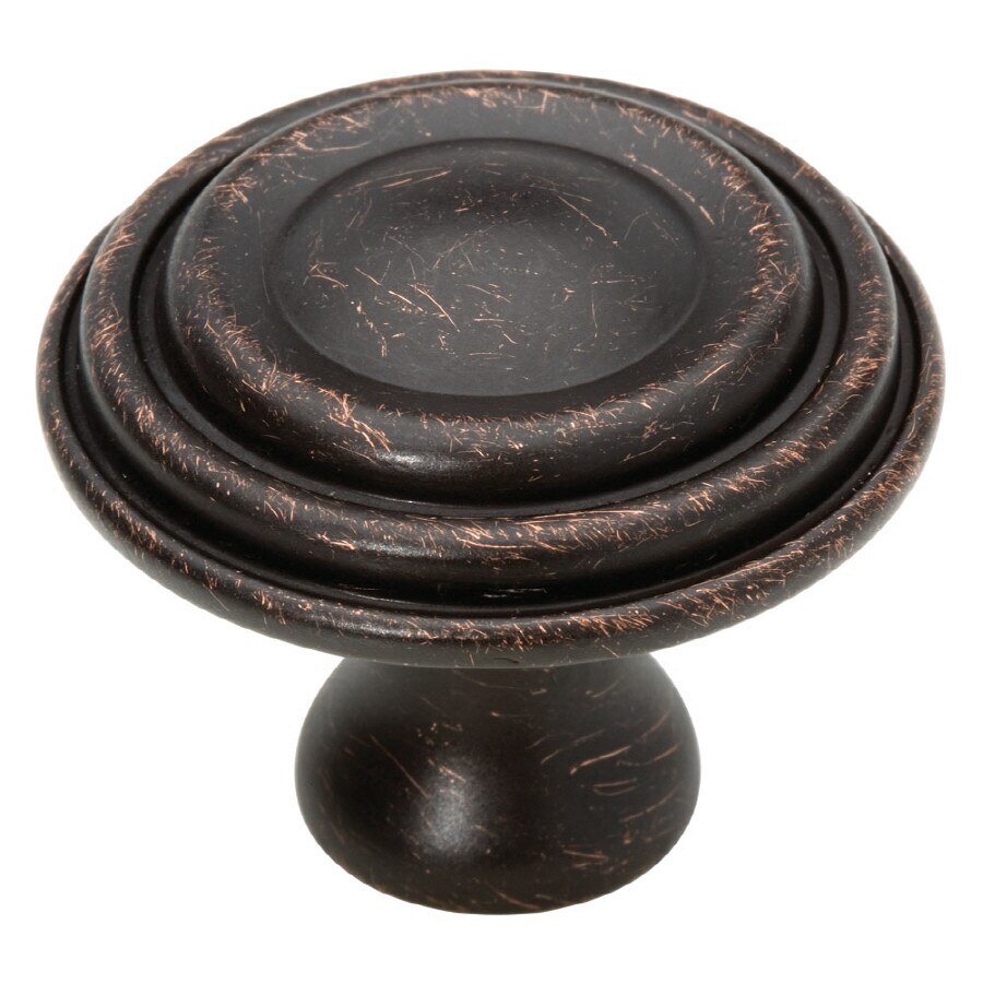 Brainerd PBF524V-VBR-C7 Basics 1-1/2-in Venetian Bronze Round Traditional Cabinet Knob