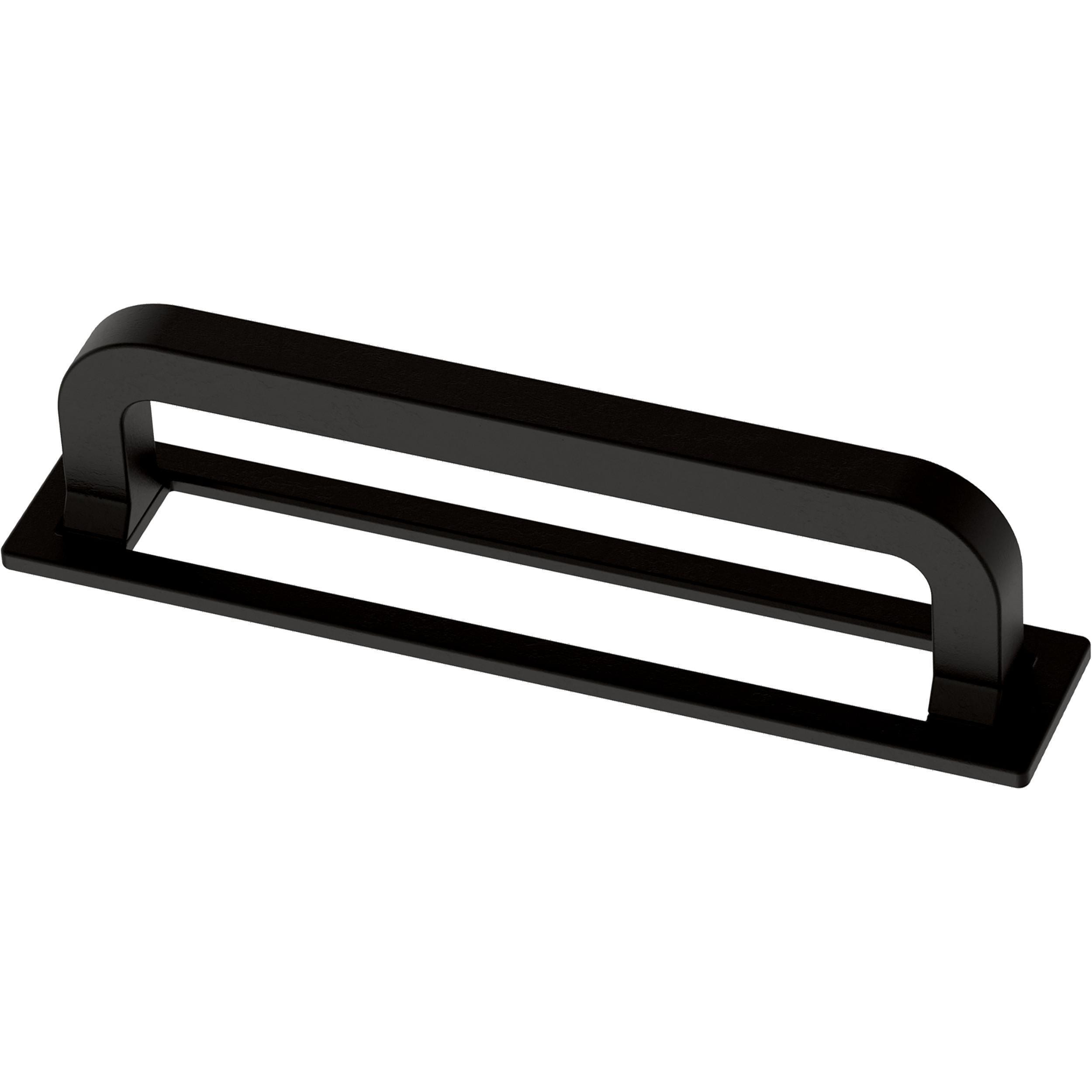 Origin 21 P48180W-FB-CP Cora Reveal 3-3/4-in , 96mm Center to Center Matte Black Arch Handle Drawer Pulls
