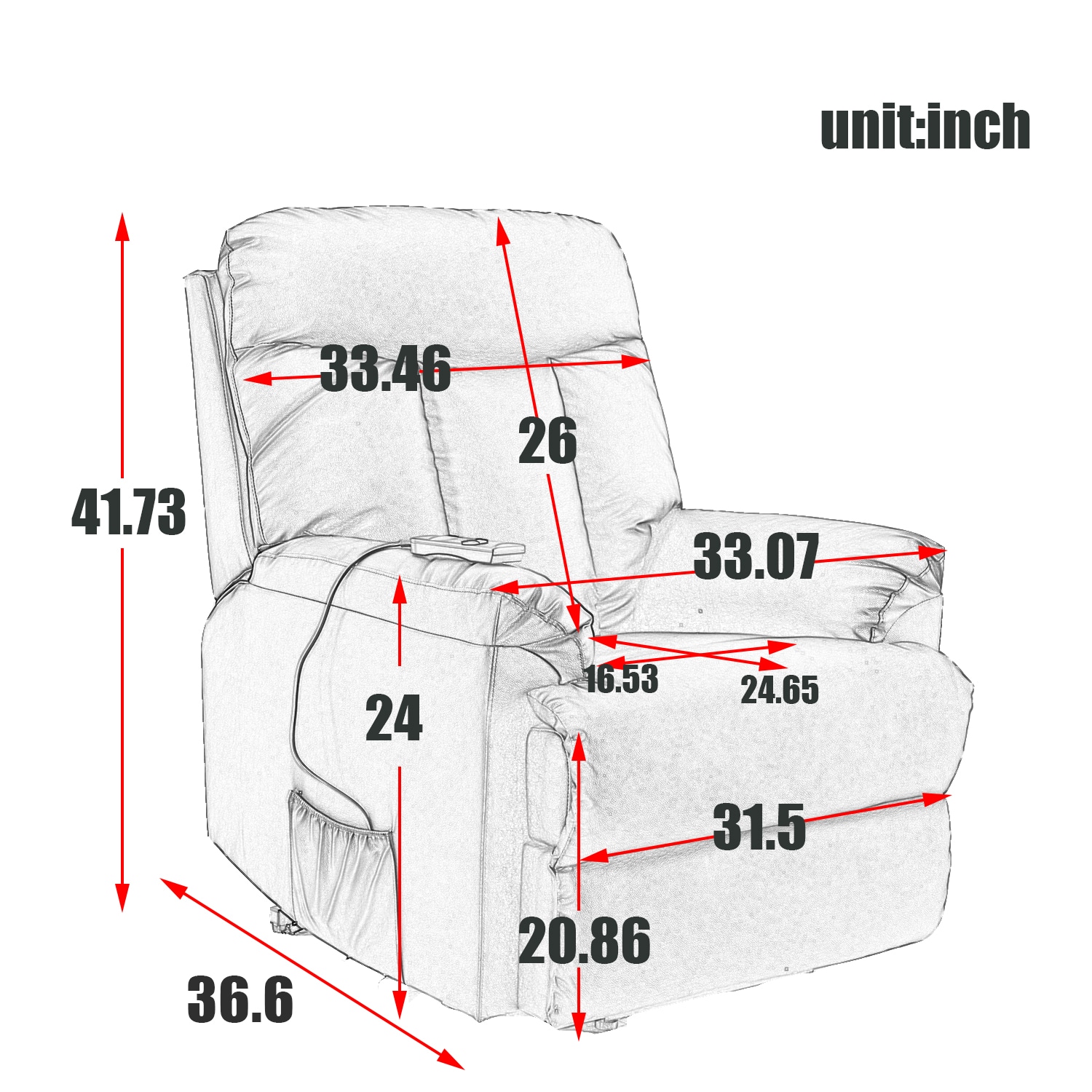 CASAINC OR-PP189768DAA recliners - View #7
