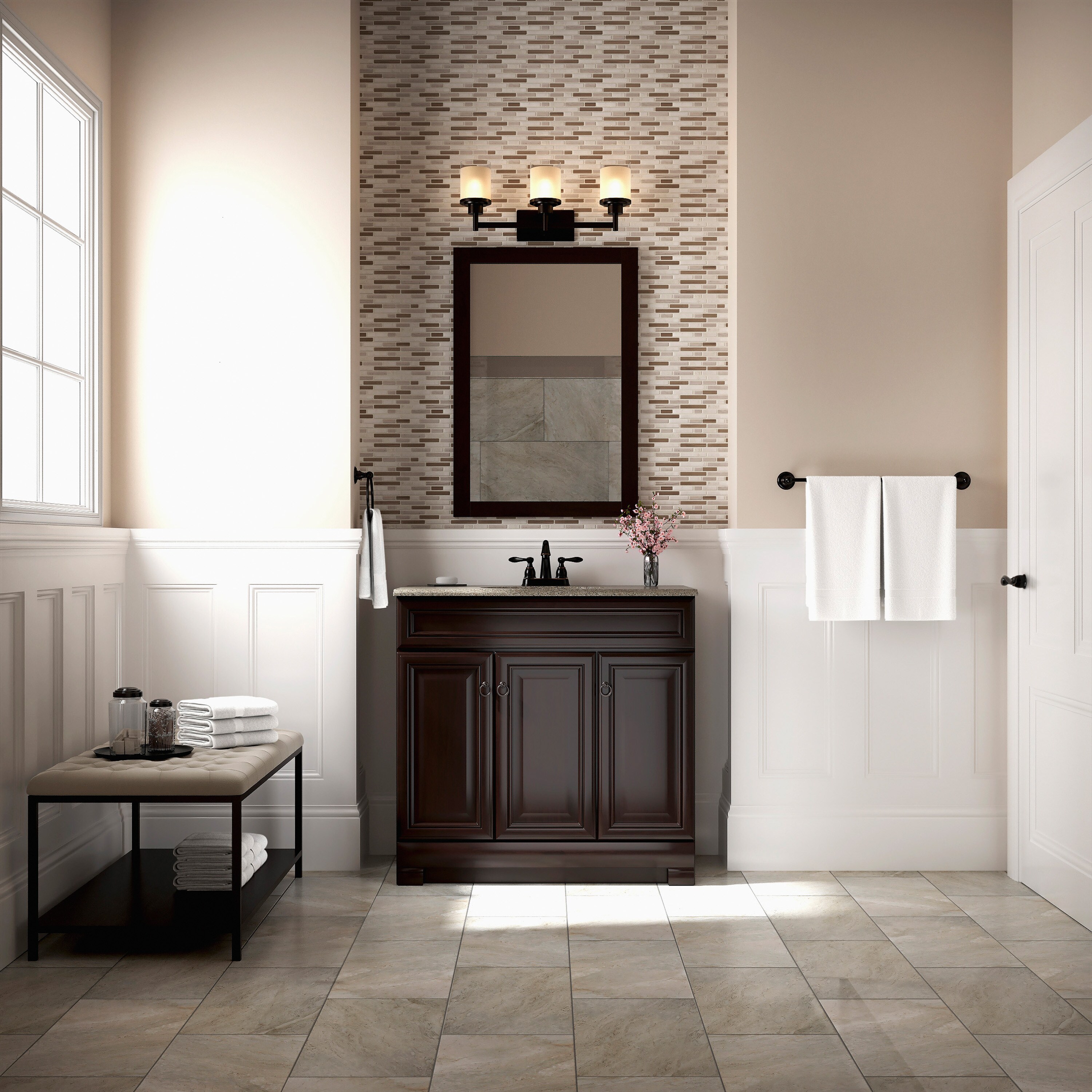 Peel&Stick Mosaics PS410PEEL1010 Ceramic-Tile - View #2