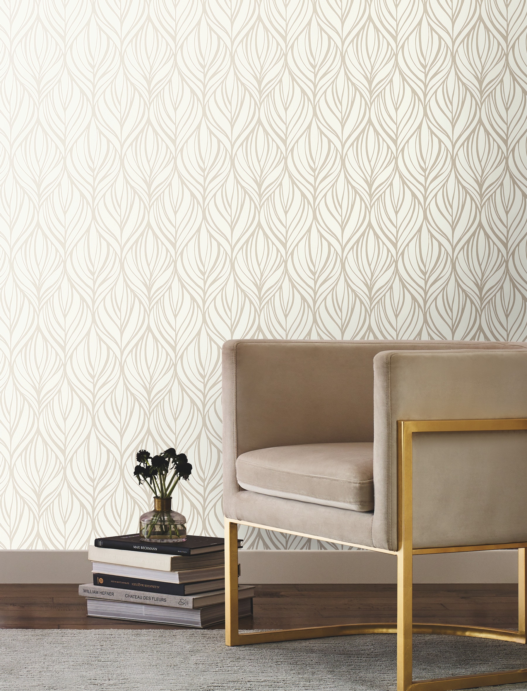 York Wallcoverings Candice Olson After 8 608sq ft Gray Nonwoven  IvyVines Unpasted Wallpaper in the Wallpaper department at Lowescom