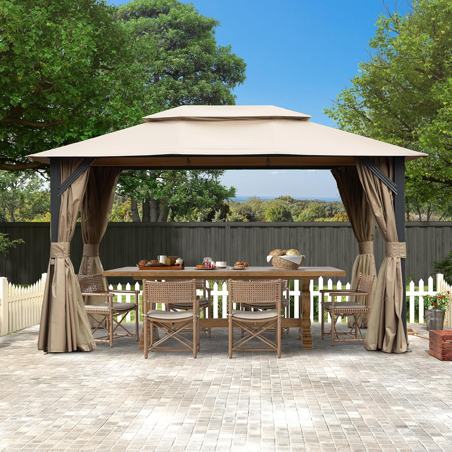 LOVMOR SF-W-W1859P425842 Wood-Resin-Gazebos - View #8
