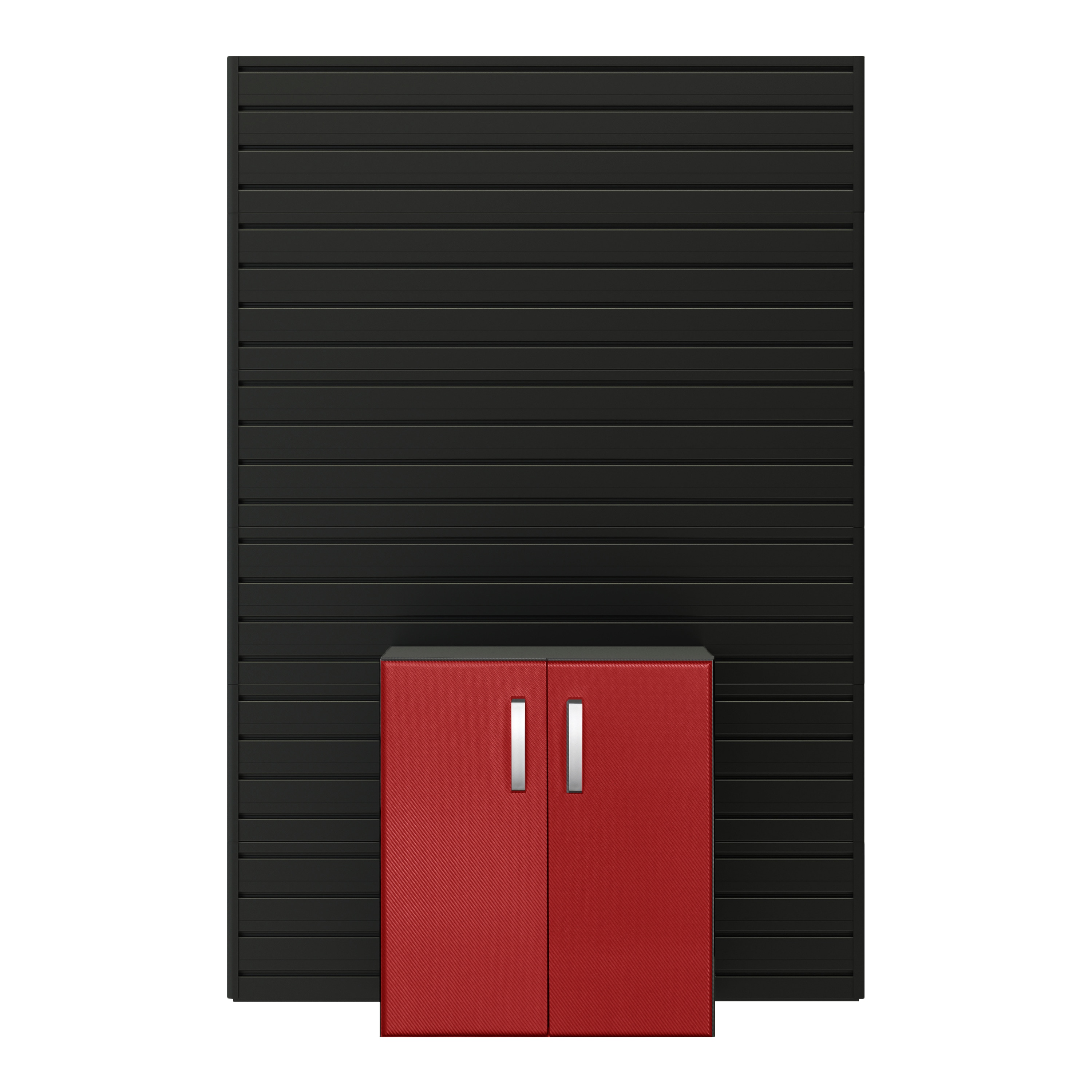 Flow Wall FWC-CD03-1RC Base Cabinet 26-in Red Carbon Fiber Composite Multipurpose Storage rail cabinet
