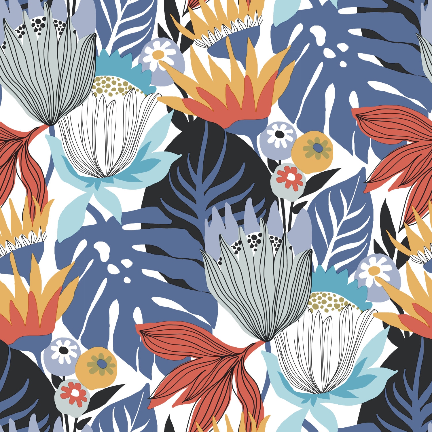 RoomMates RMK11912WP 28.18-Sq. Feet Periwinkle Vinyl Ivy/Vines Self-adhesive Peel and Stick Wallpaper
