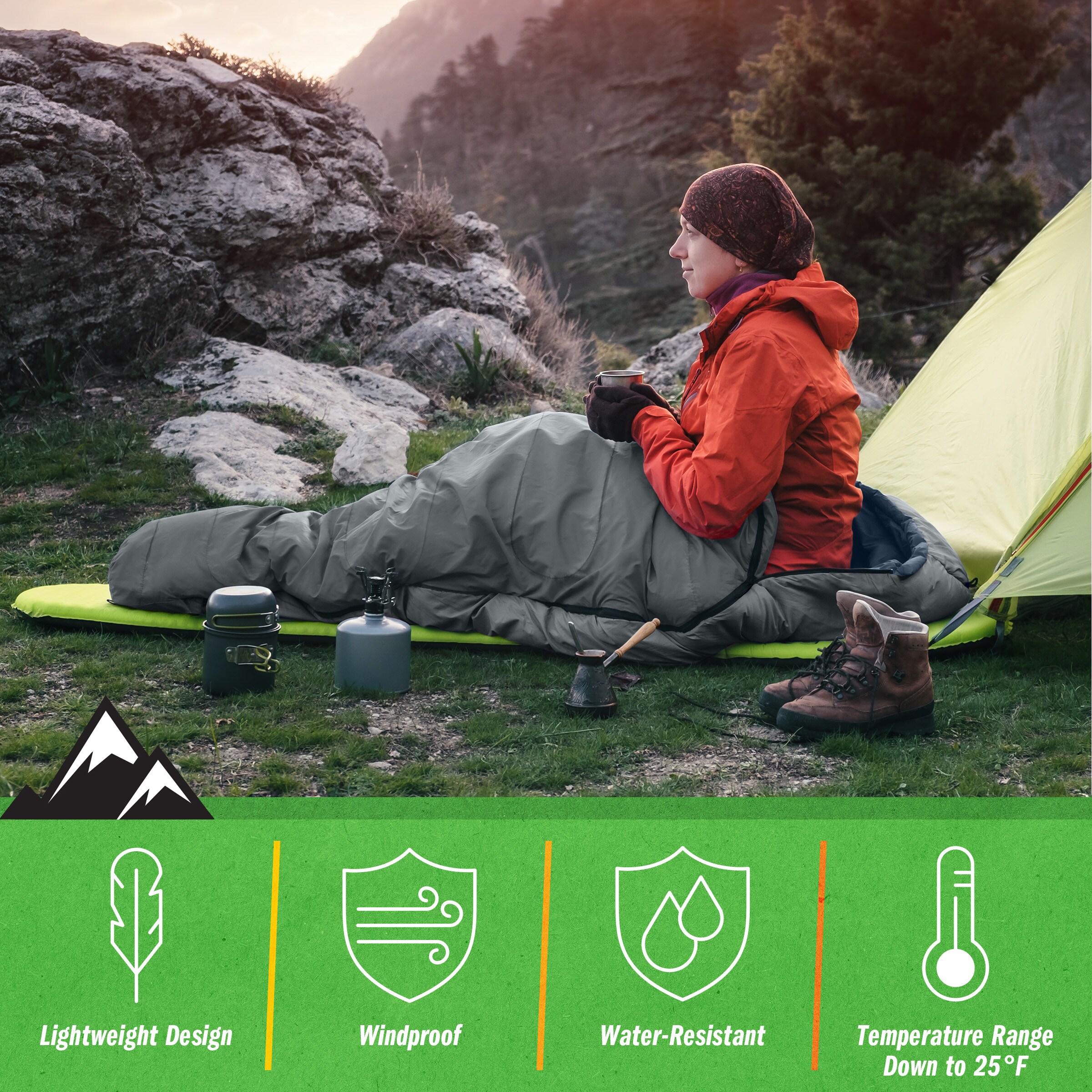 Wakeman 75-CMP1163 Sleeping-Bags - View #3