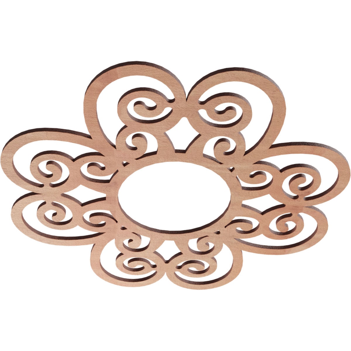 Ekena Millwork CMWP18X18X0250COCH Ceiling-Medallions - View #2