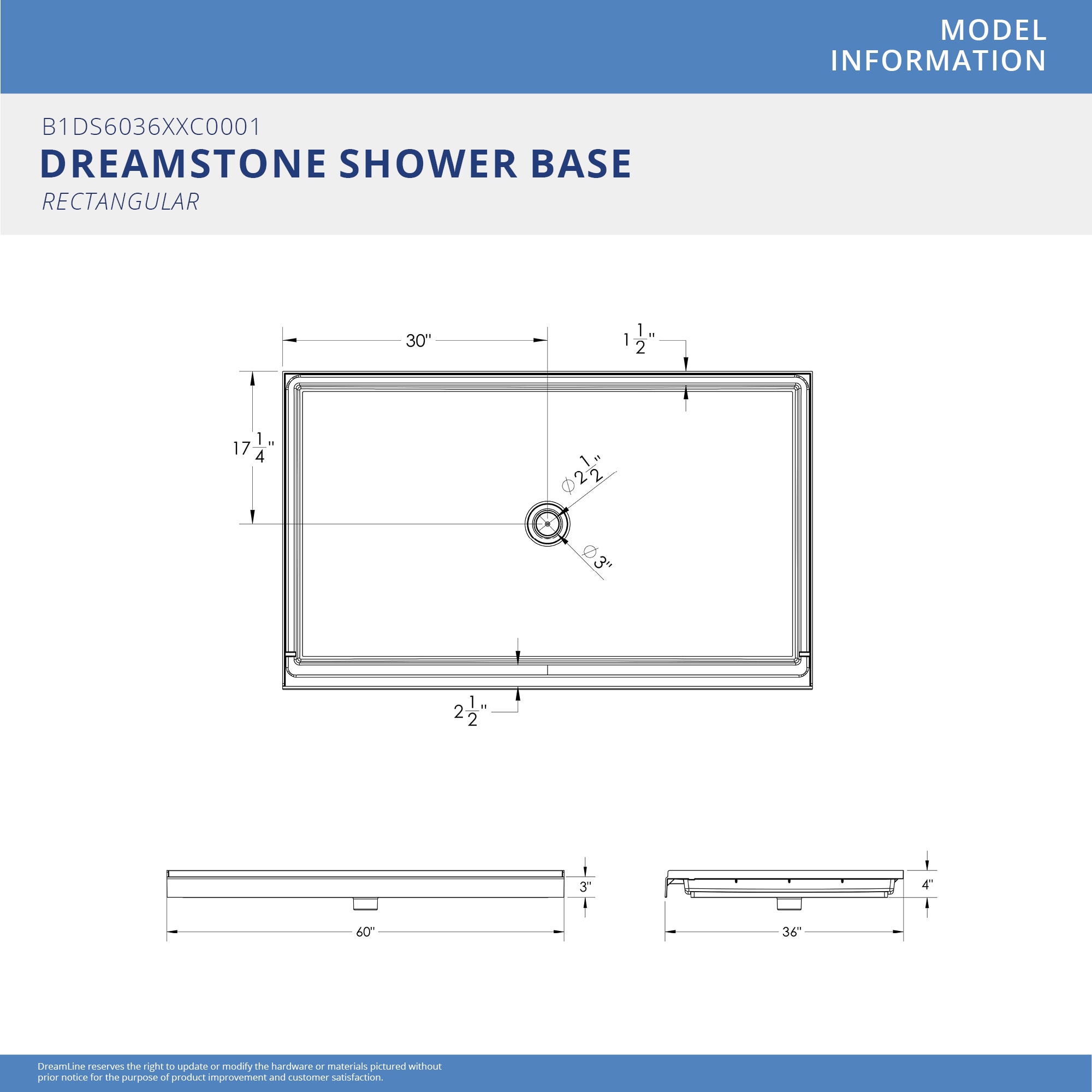 DreamLine BWDS60361MC0001 Alcove-Shower-Kit - View #6